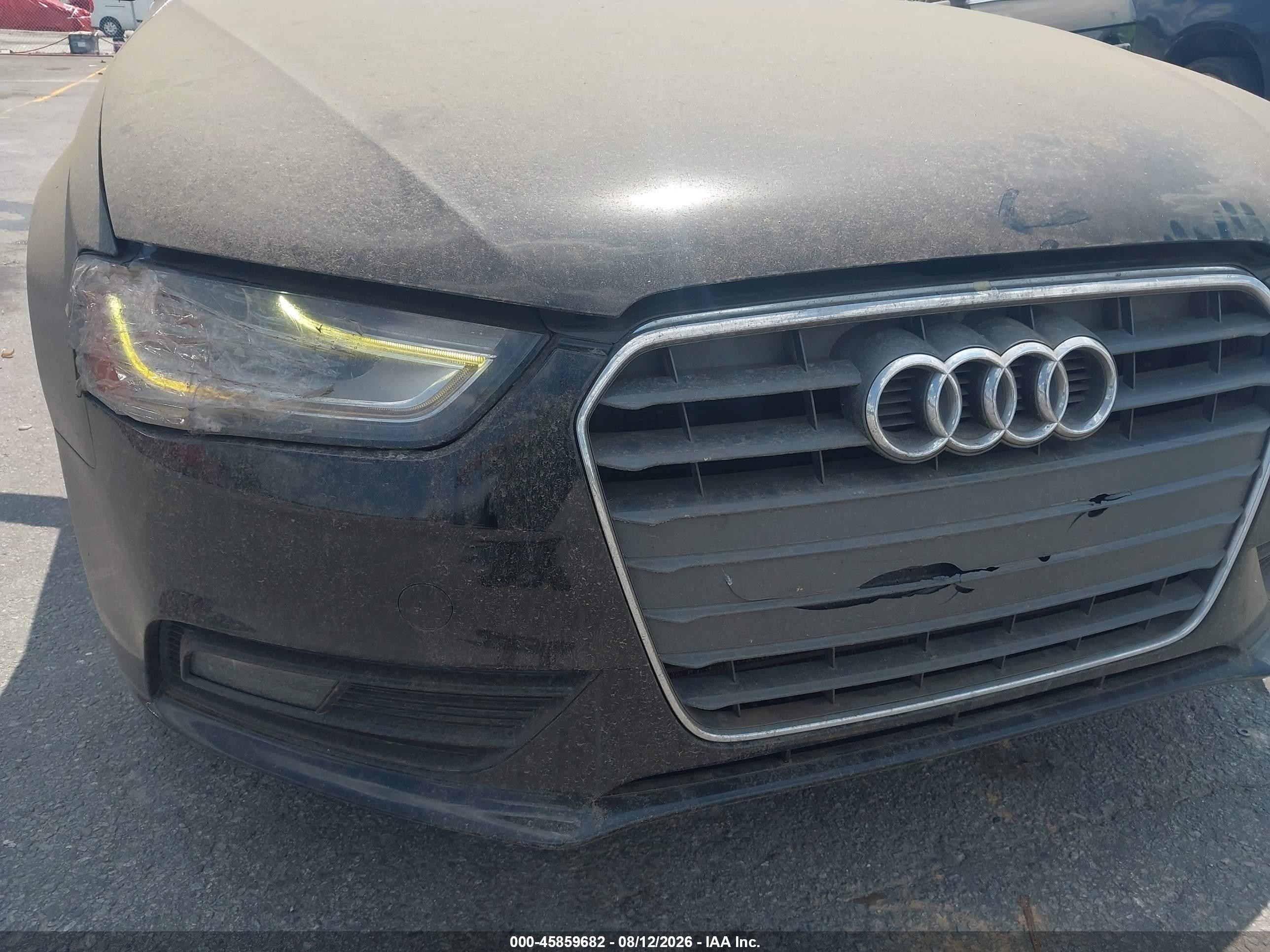 2013 Audi A4 2.0t Premium Black vin: WAUEFAFLXDN045657
