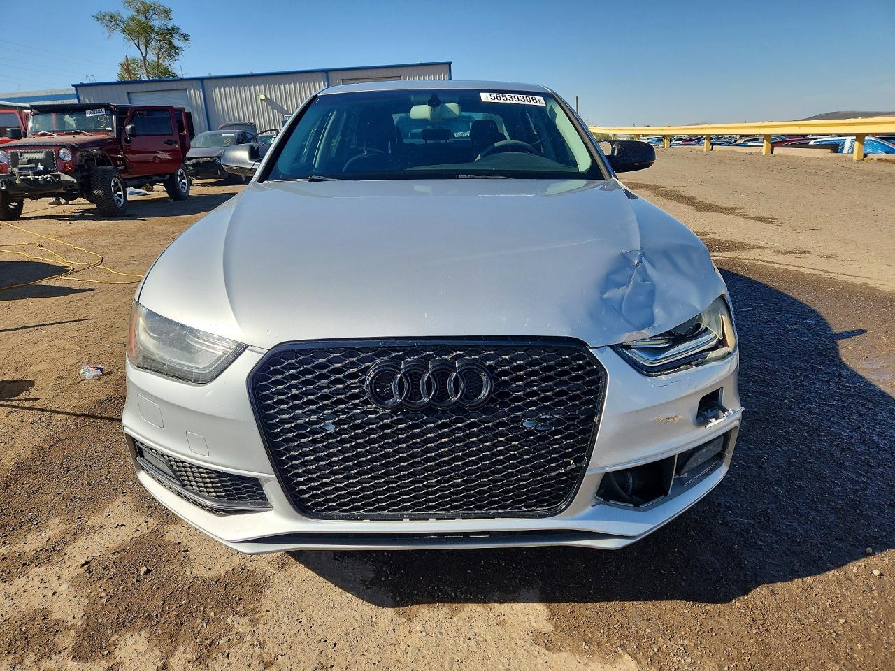 2014 Audi A4 Premium Plus Silver vin: WAUEFAFLXEN034787