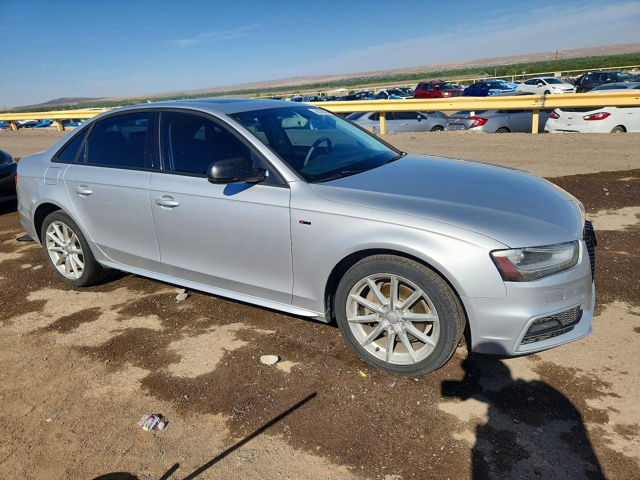 2014 Audi A4 Premium Plus Silver vin: WAUEFAFLXEN034787