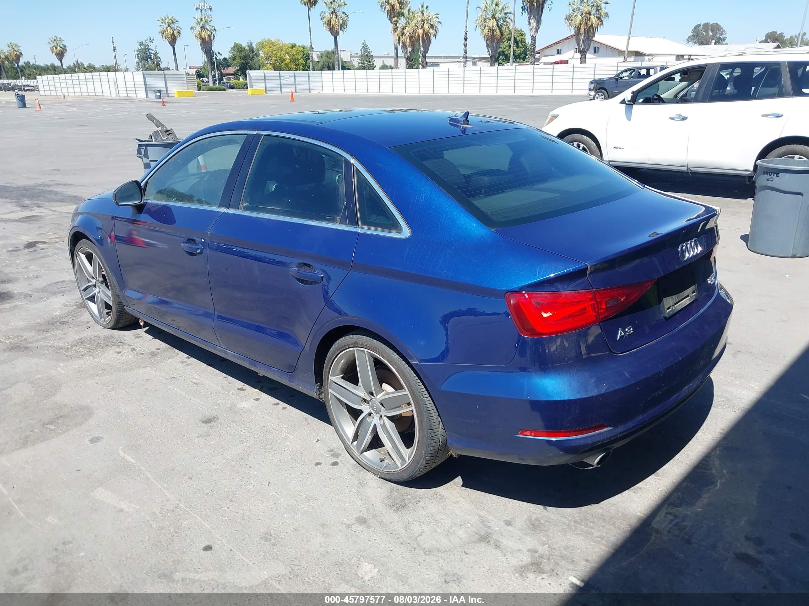 2015 Audi A3 2.0t Premium Blue vin: WAUEFGFF0F1037669