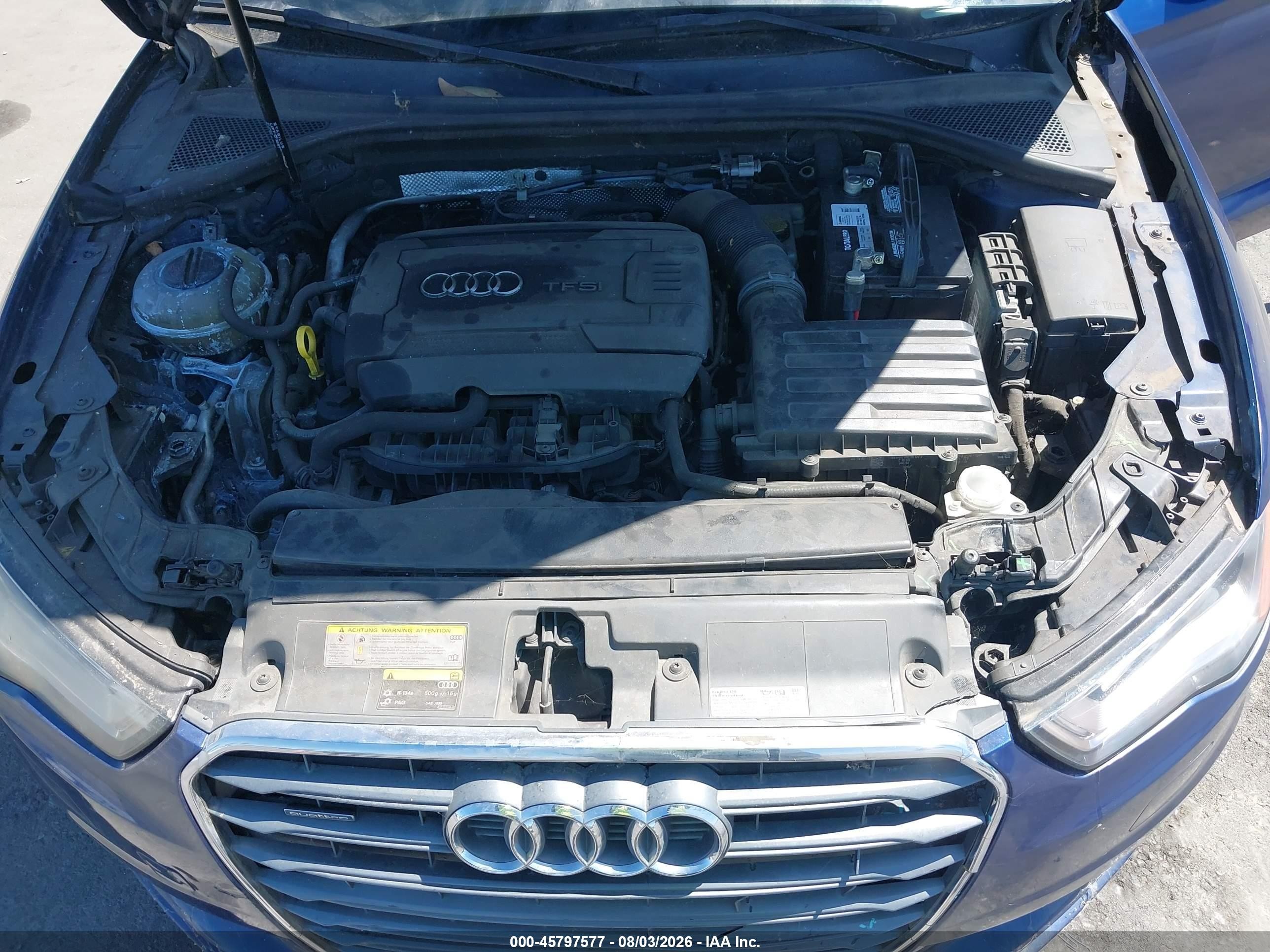 2015 Audi A3 2.0t Premium Blue vin: WAUEFGFF0F1037669