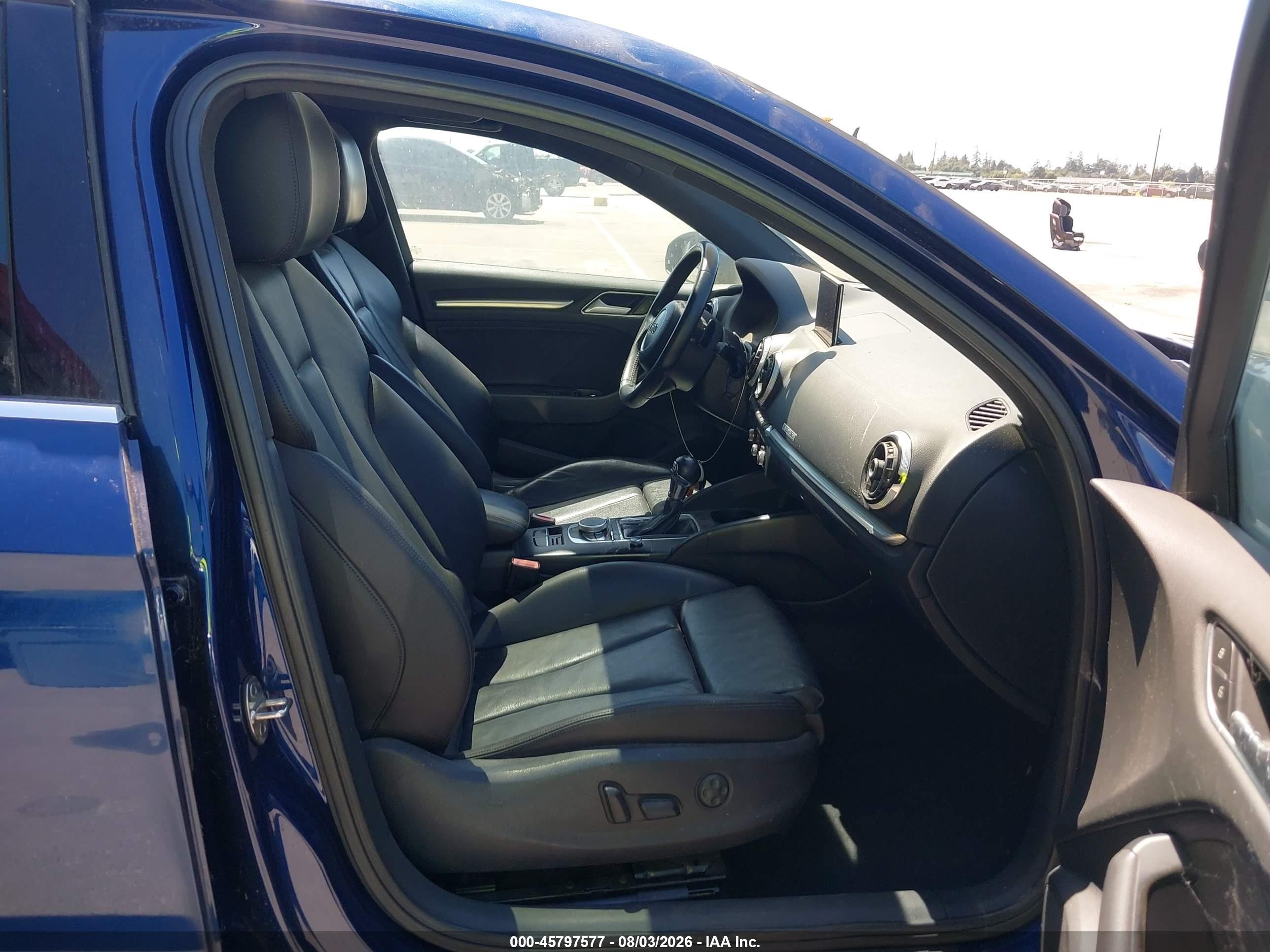 2015 Audi A3 2.0t Premium Blue vin: WAUEFGFF0F1037669