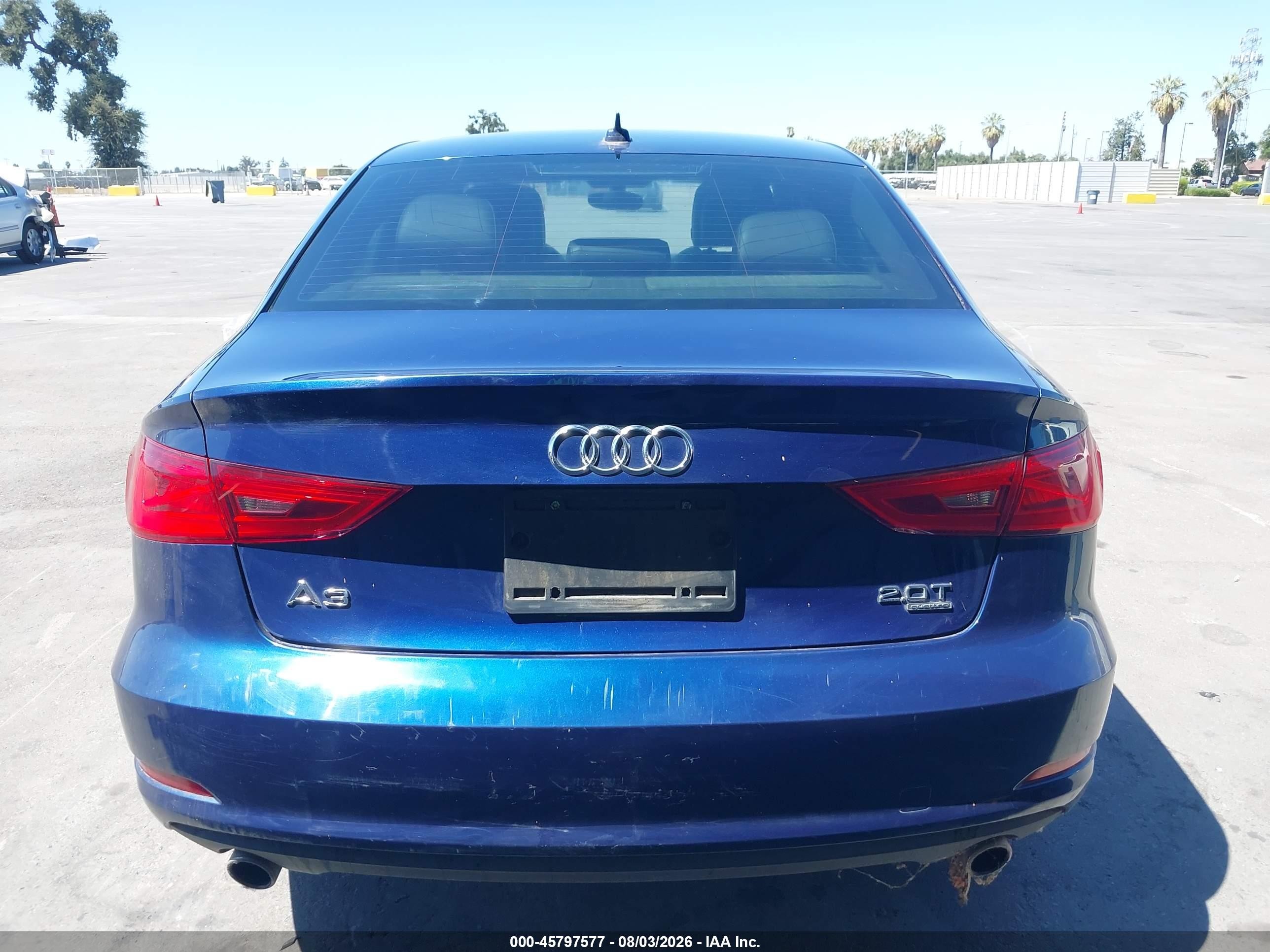 2015 Audi A3 2.0t Premium Blue vin: WAUEFGFF0F1037669
