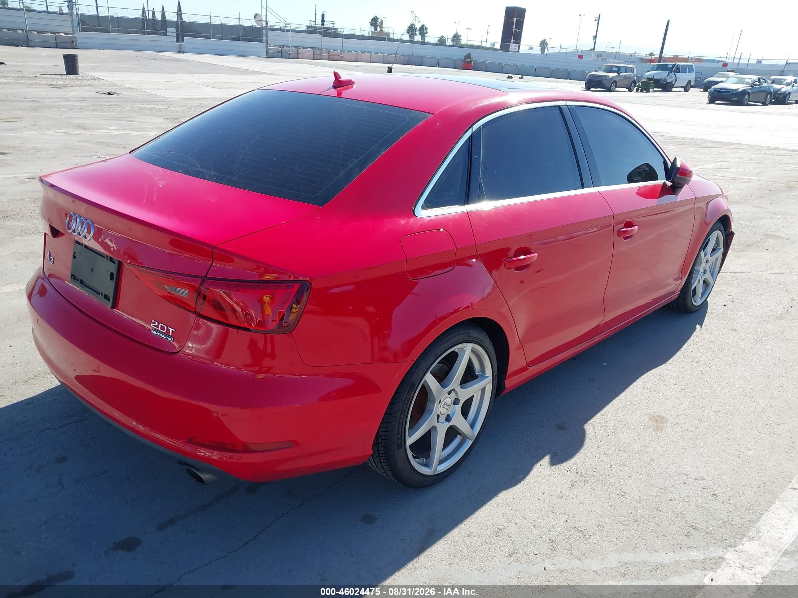 2015 Audi A3 2.0t Premium Red vin: WAUEFGFF0F1088895