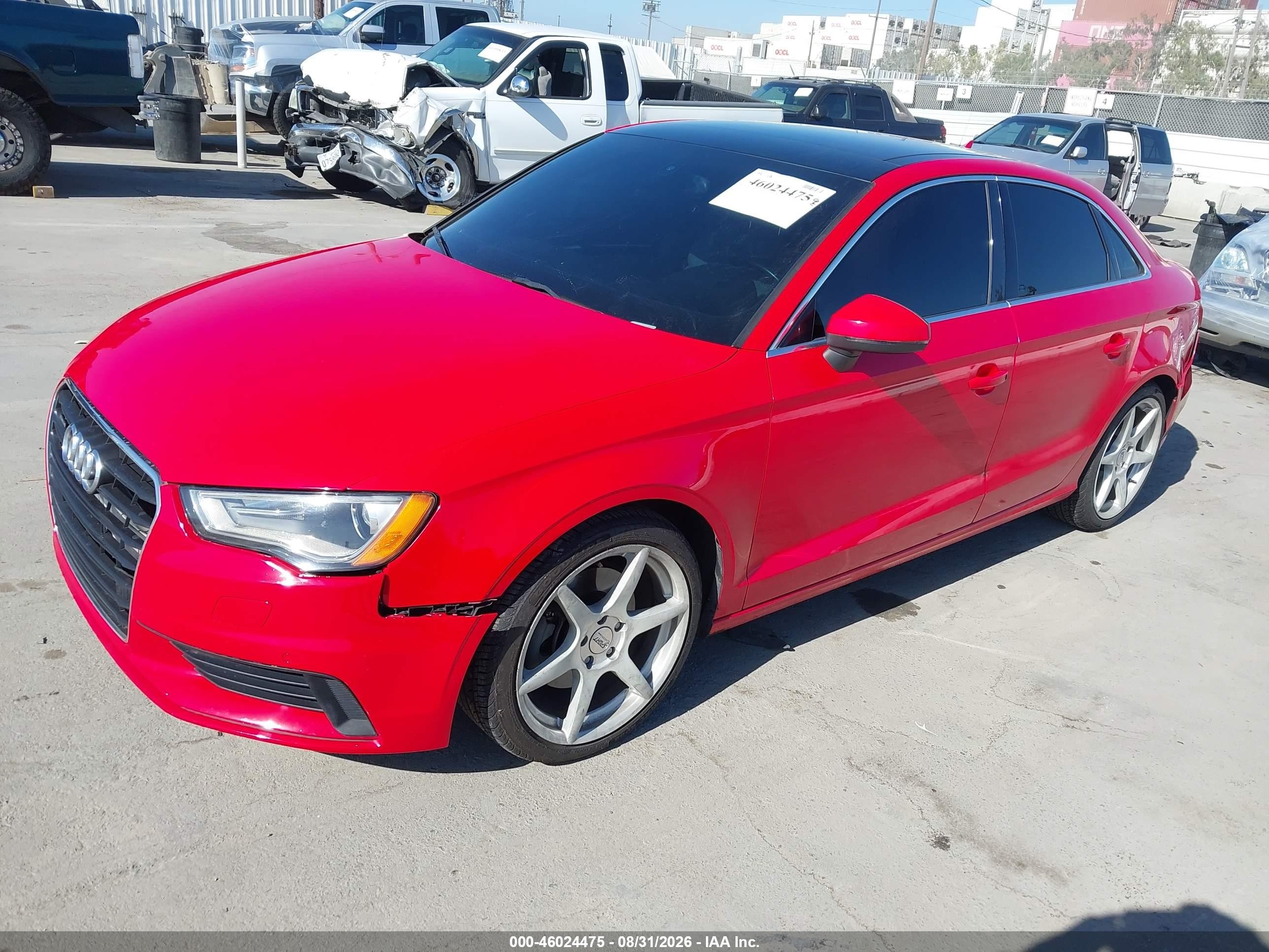 2015 Audi A3 2.0t Premium Red vin: WAUEFGFF0F1088895