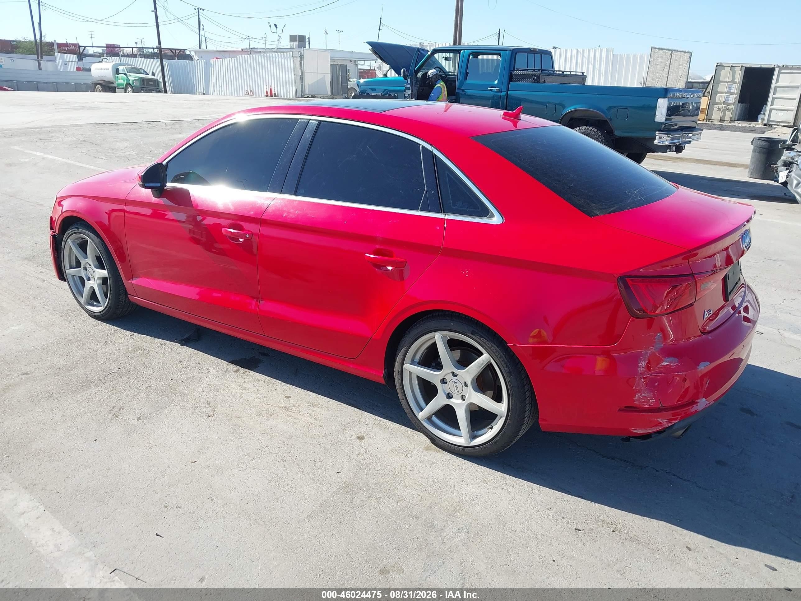 2015 Audi A3 2.0t Premium Red vin: WAUEFGFF0F1088895