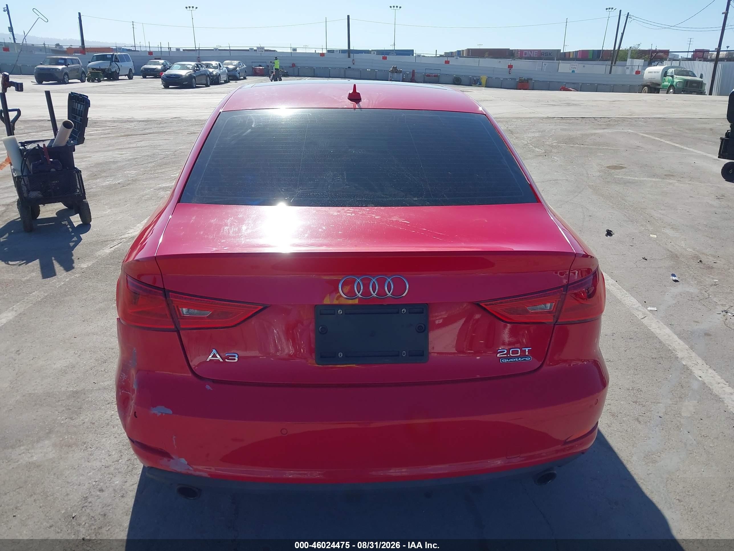 2015 Audi A3 2.0t Premium Red vin: WAUEFGFF0F1088895
