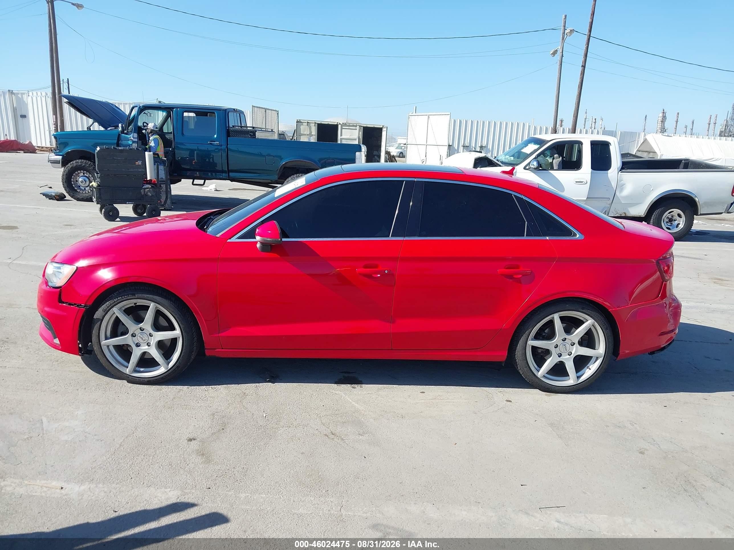 2015 Audi A3 2.0t Premium Red vin: WAUEFGFF0F1088895