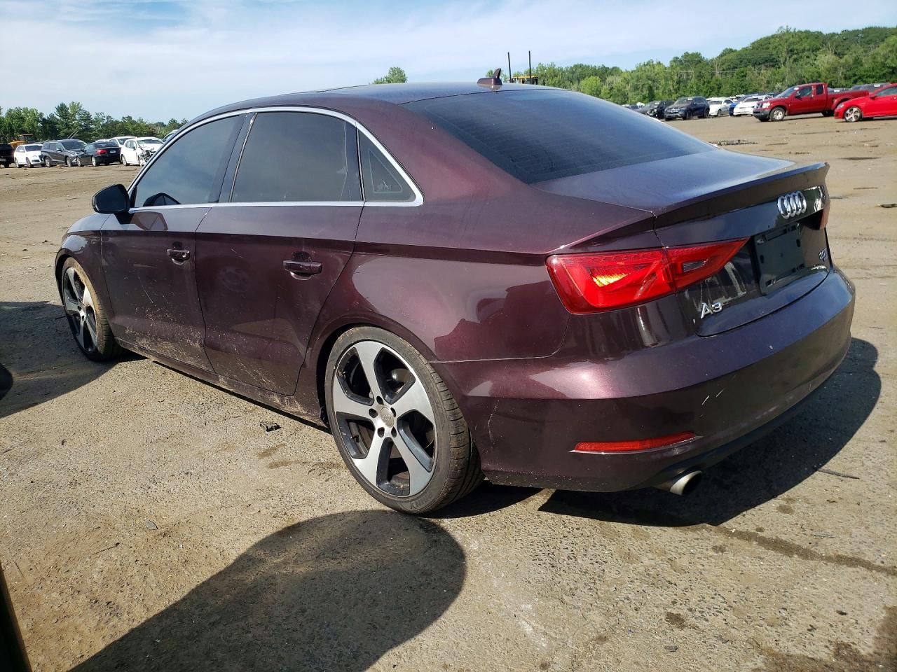 2015 Audi A3 Premium Plus Maroon vin: WAUEFGFF1F1029595