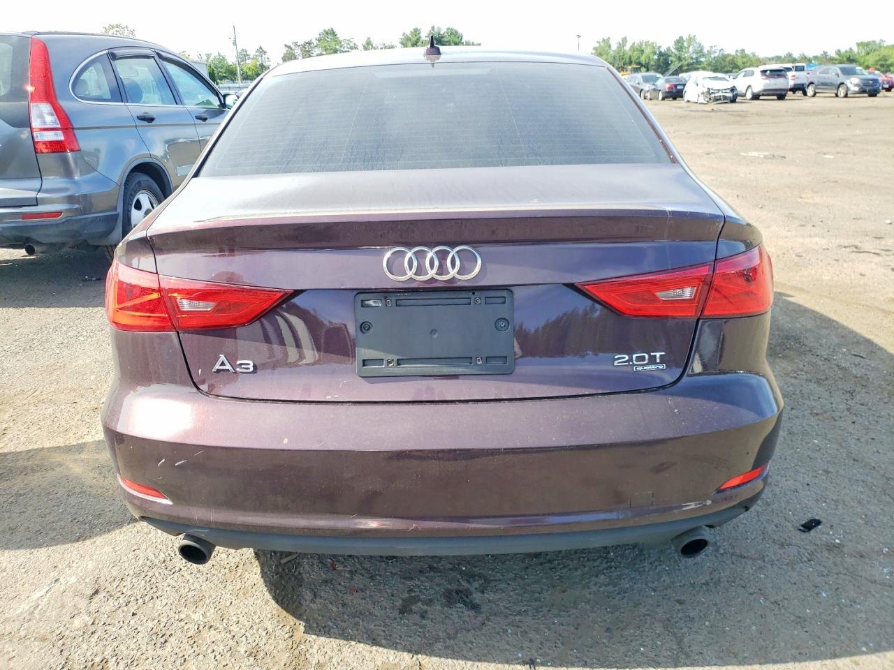 2015 Audi A3 Premium Plus Maroon vin: WAUEFGFF1F1029595