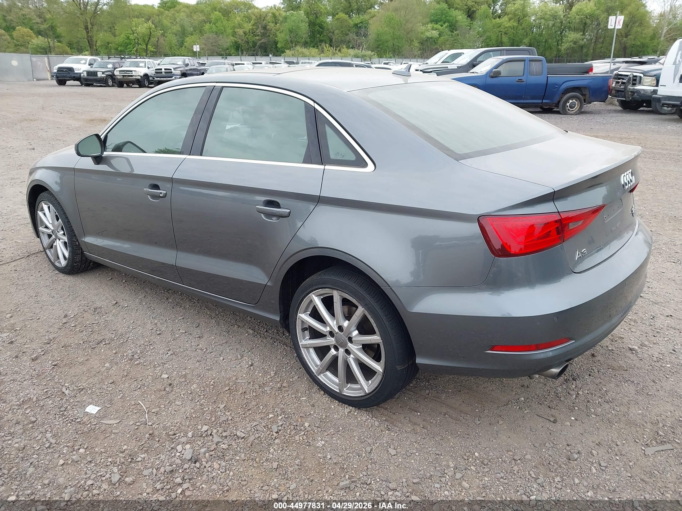 2015 Audi A3 2.0t Premium Gray vin: WAUEFGFF1F1128644