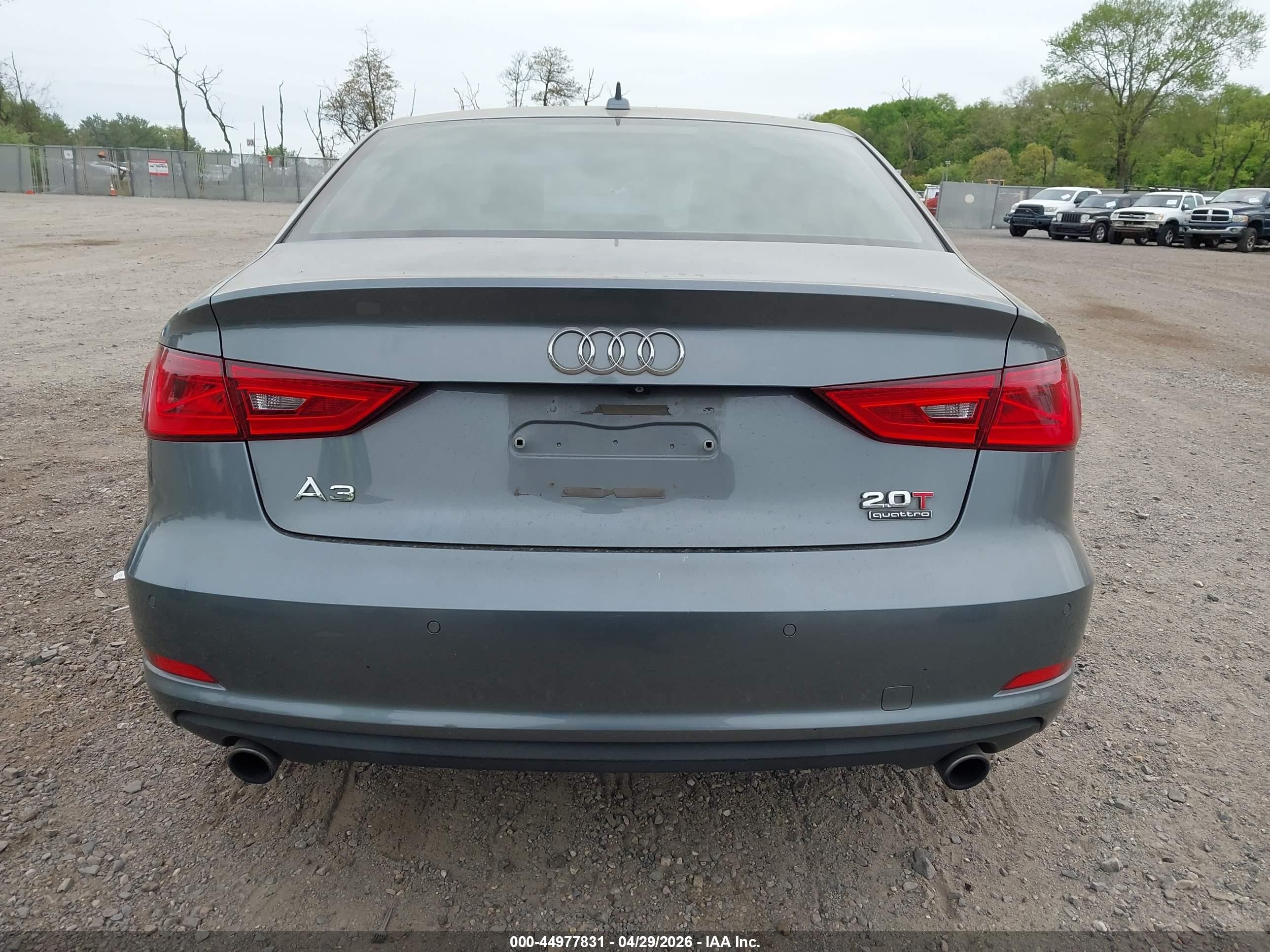2015 Audi A3 2.0t Premium Gray vin: WAUEFGFF1F1128644
