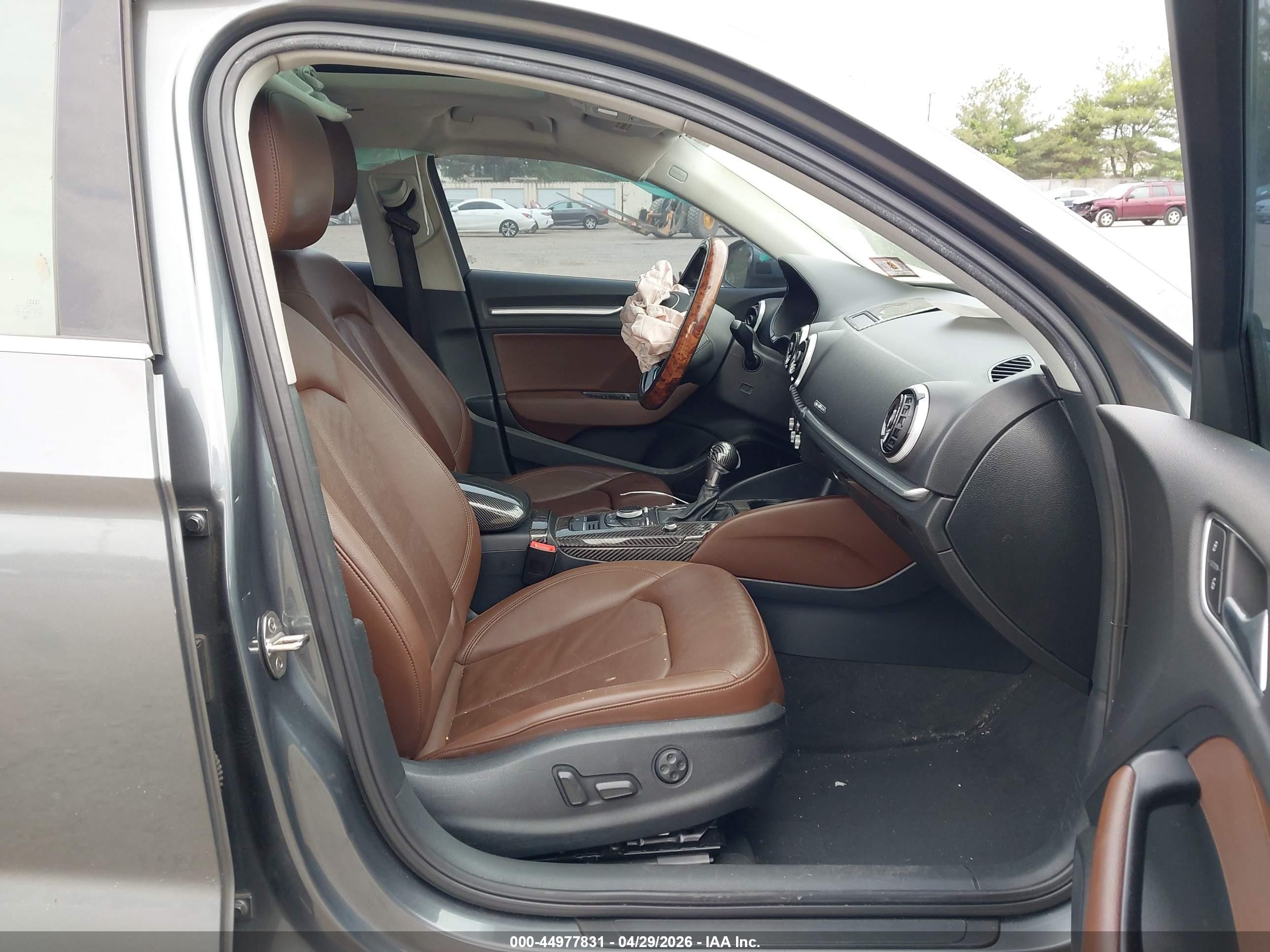 2015 Audi A3 2.0t Premium Gray vin: WAUEFGFF1F1128644