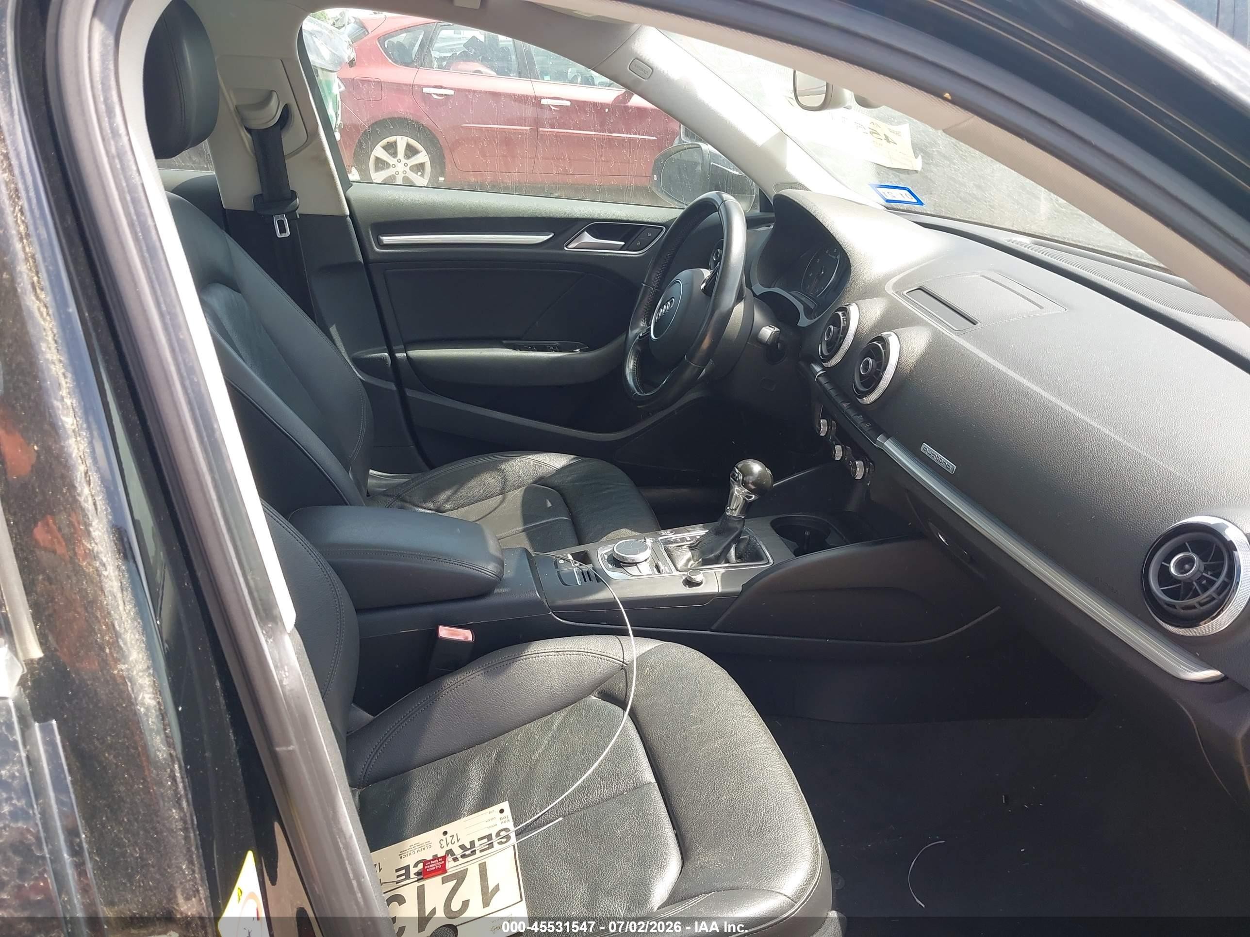 2015 Audi A3 2.0t Premium Black vin: WAUEFGFF2F1001191