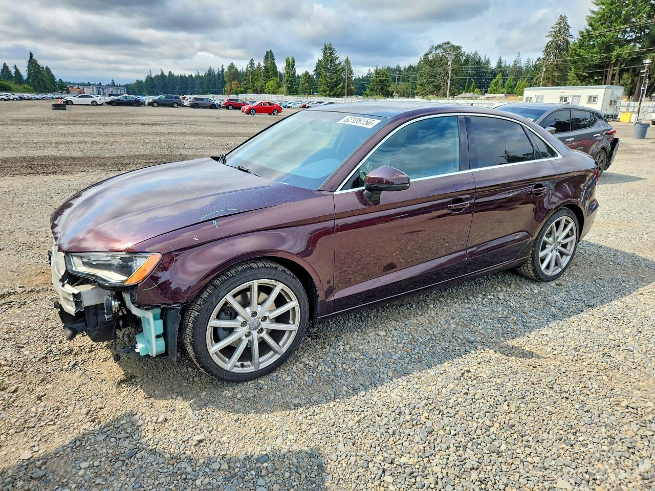 2015 Audi A3 Premium Plus Burgundy vin: WAUEFGFF2F1050004