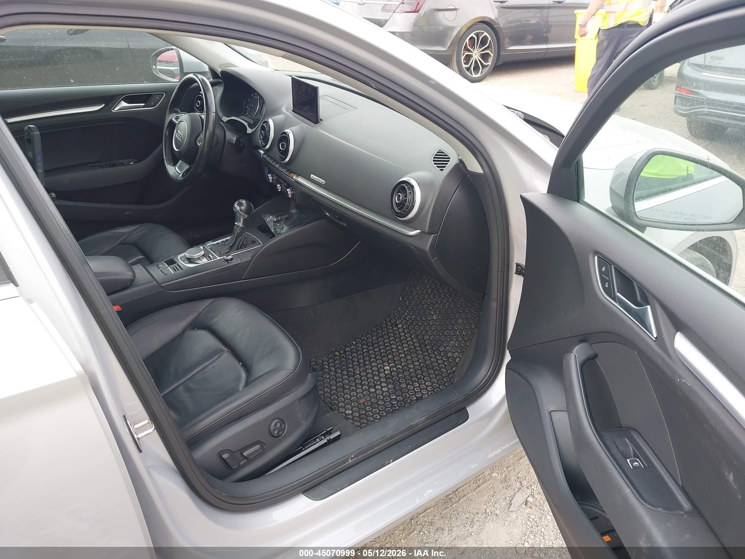 2015 Audi A3 2.0t Premium Silver vin: WAUEFGFF2F1134999