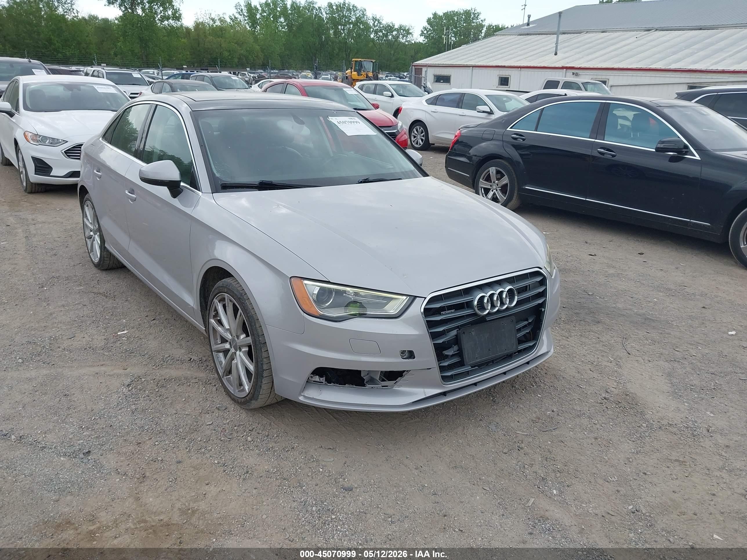 2015 Audi A3 2.0t Premium Silver vin: WAUEFGFF2F1134999