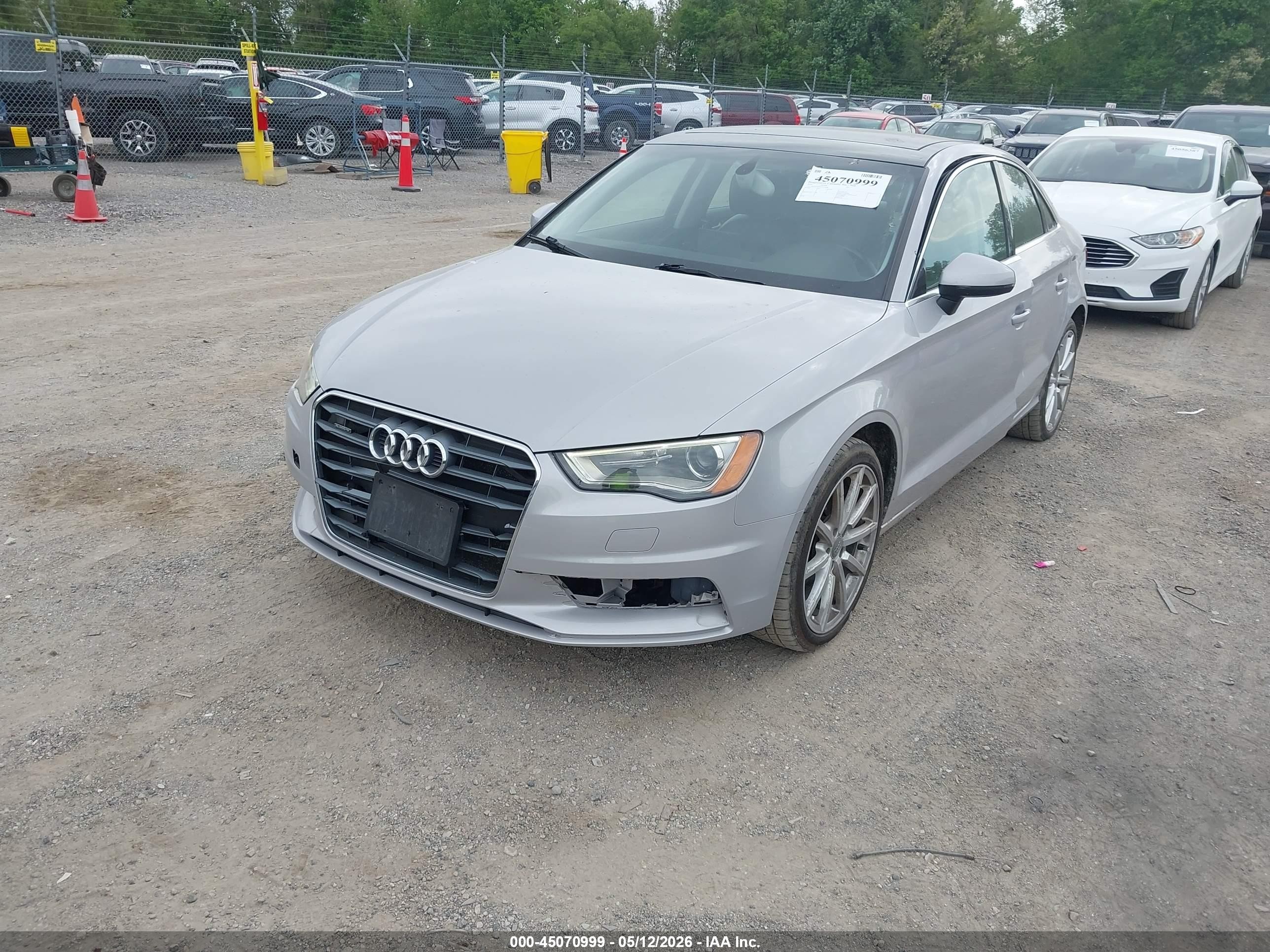 2015 Audi A3 2.0t Premium Silver vin: WAUEFGFF2F1134999