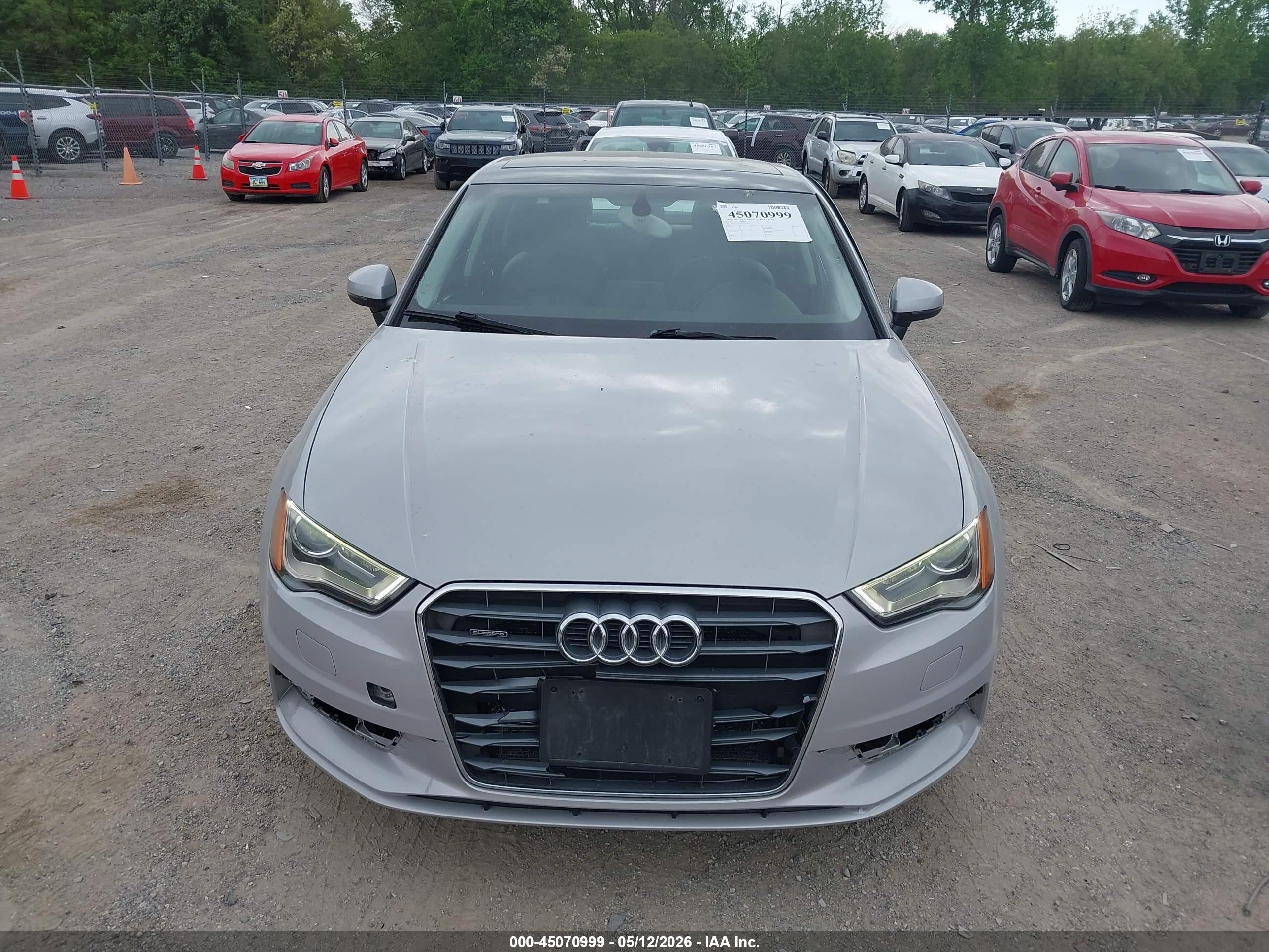 2015 Audi A3 2.0t Premium Silver vin: WAUEFGFF2F1134999