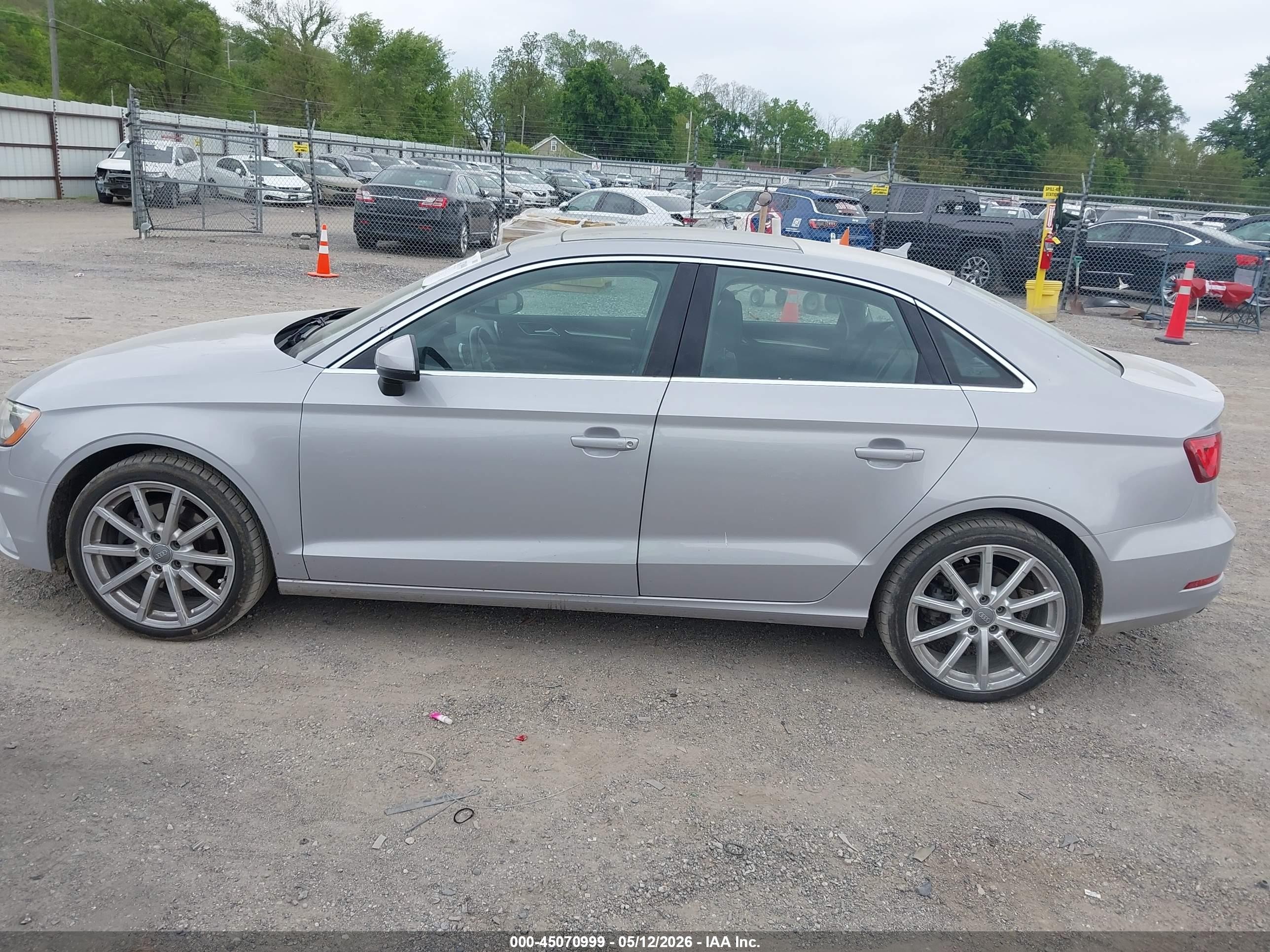 2015 Audi A3 2.0t Premium Silver vin: WAUEFGFF2F1134999