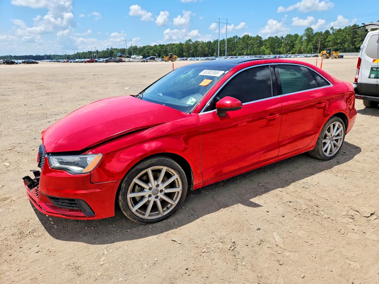 2015 Audi A3 Premium Plus Red vin: WAUEFGFF3F1119430
