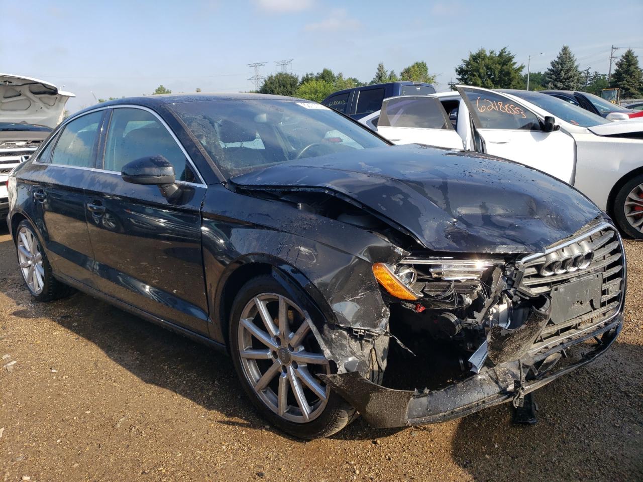 2015 Audi A3 Premium Plus Black vin: WAUEFGFF4F1045872
