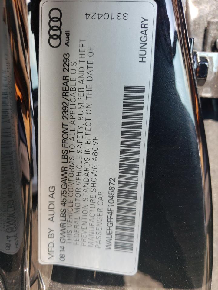 2015 Audi A3 Premium Plus Black vin: WAUEFGFF4F1045872