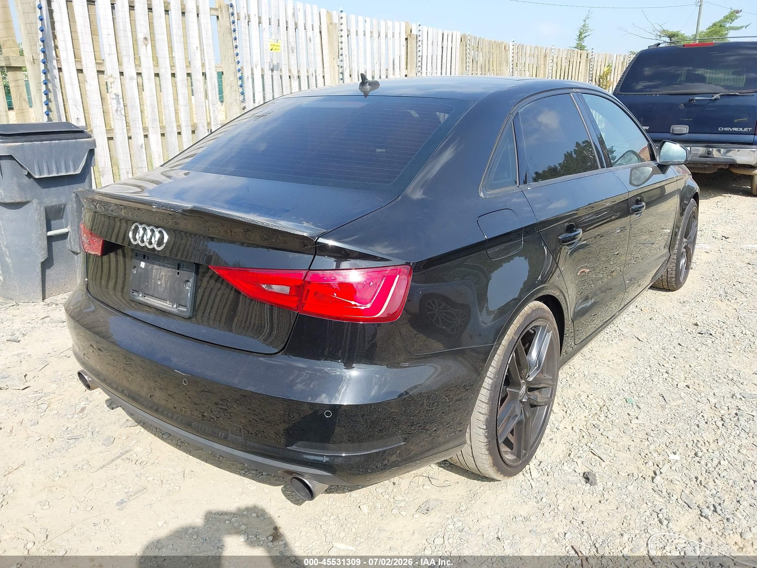 2015 Audi A3 2.0t Premium Black vin: WAUEFGFF4F1047847