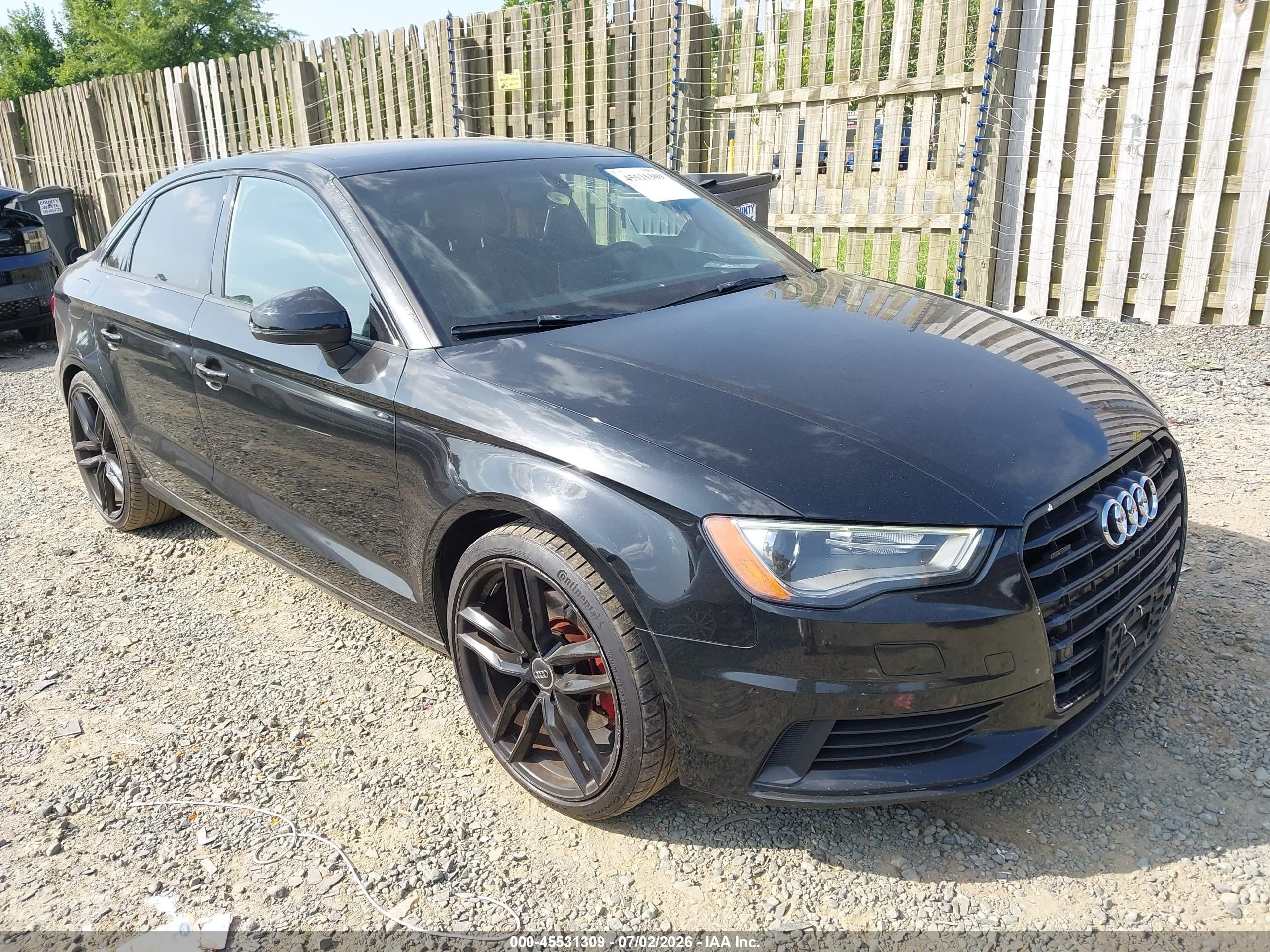 2015 Audi A3 2.0t Premium Black vin: WAUEFGFF4F1047847