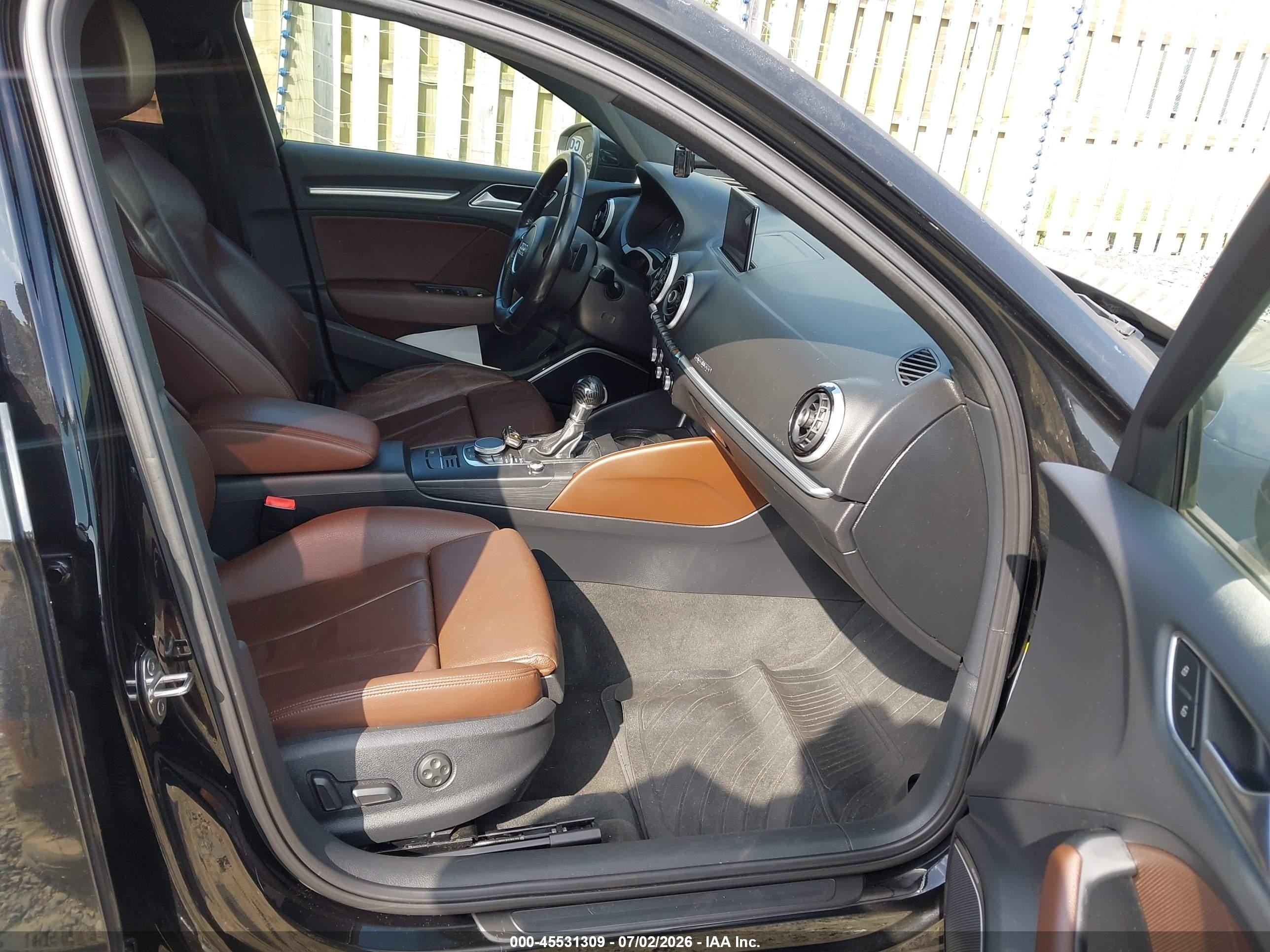 2015 Audi A3 2.0t Premium Black vin: WAUEFGFF4F1047847