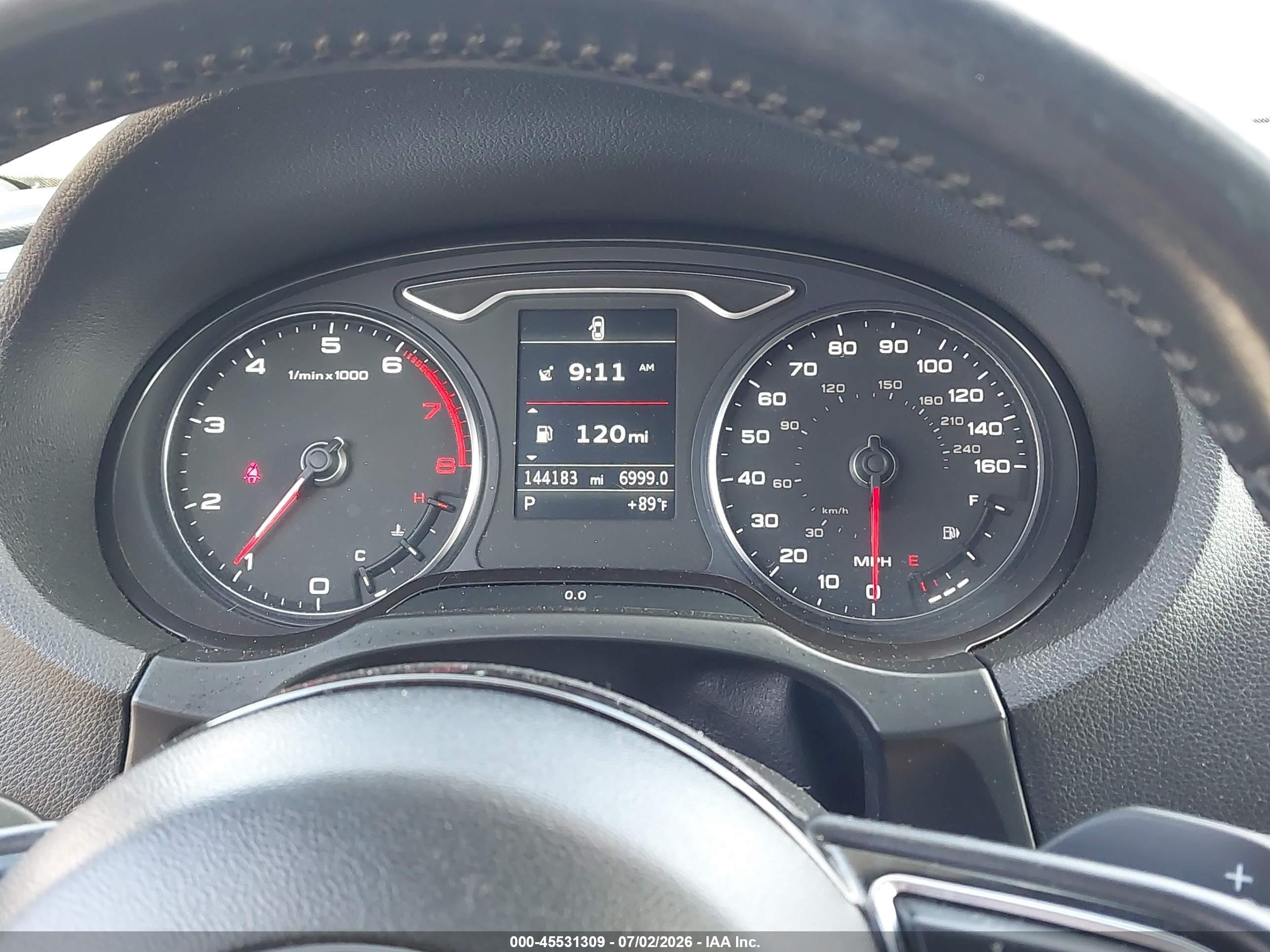 2015 Audi A3 2.0t Premium Black vin: WAUEFGFF4F1047847