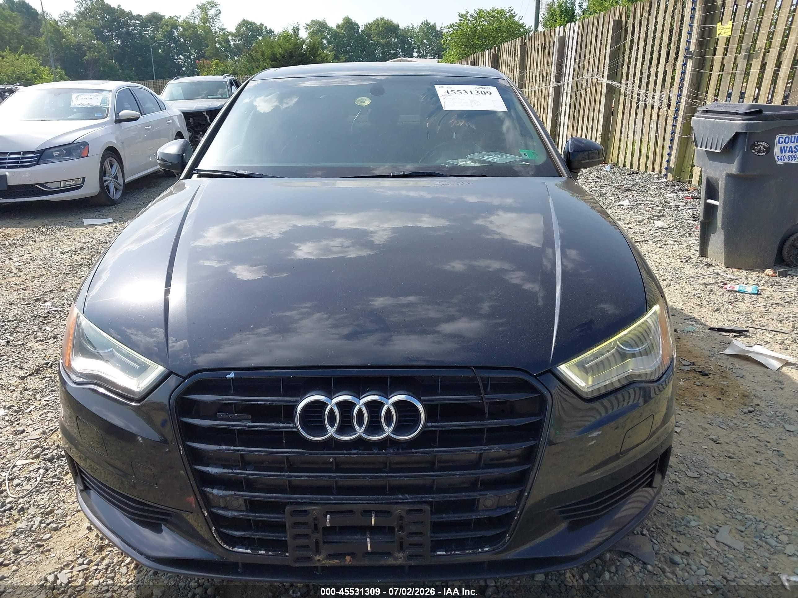 2015 Audi A3 2.0t Premium Black vin: WAUEFGFF4F1047847