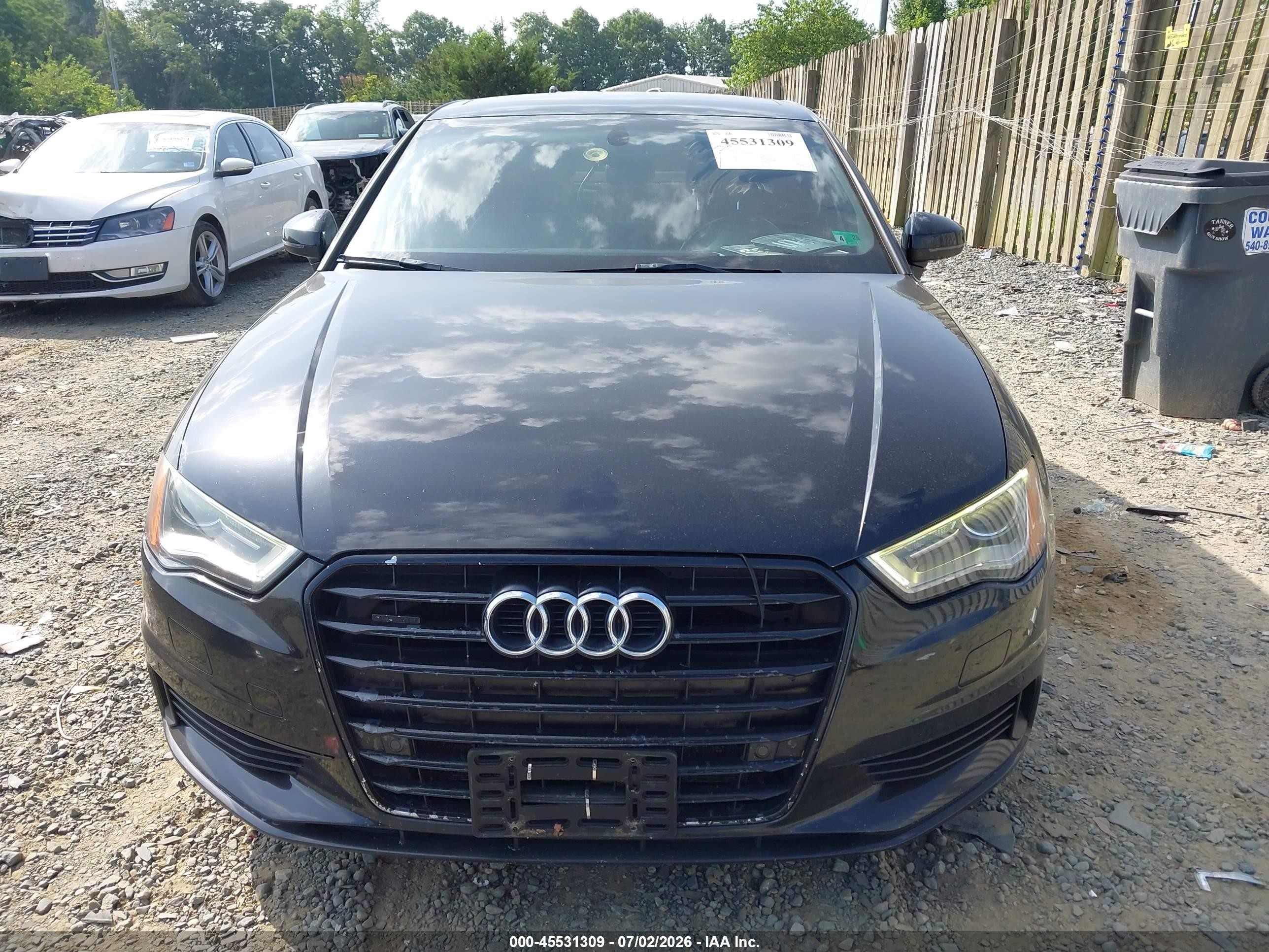 2015 Audi A3 2.0t Premium Black vin: WAUEFGFF4F1047847