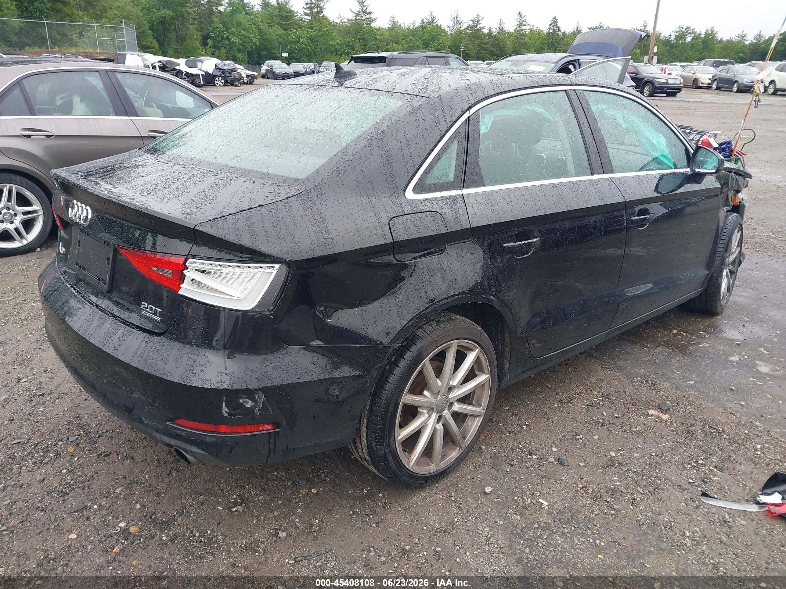 2015 Audi A3 2.0t Premium Black vin: WAUEFGFF4F1135538