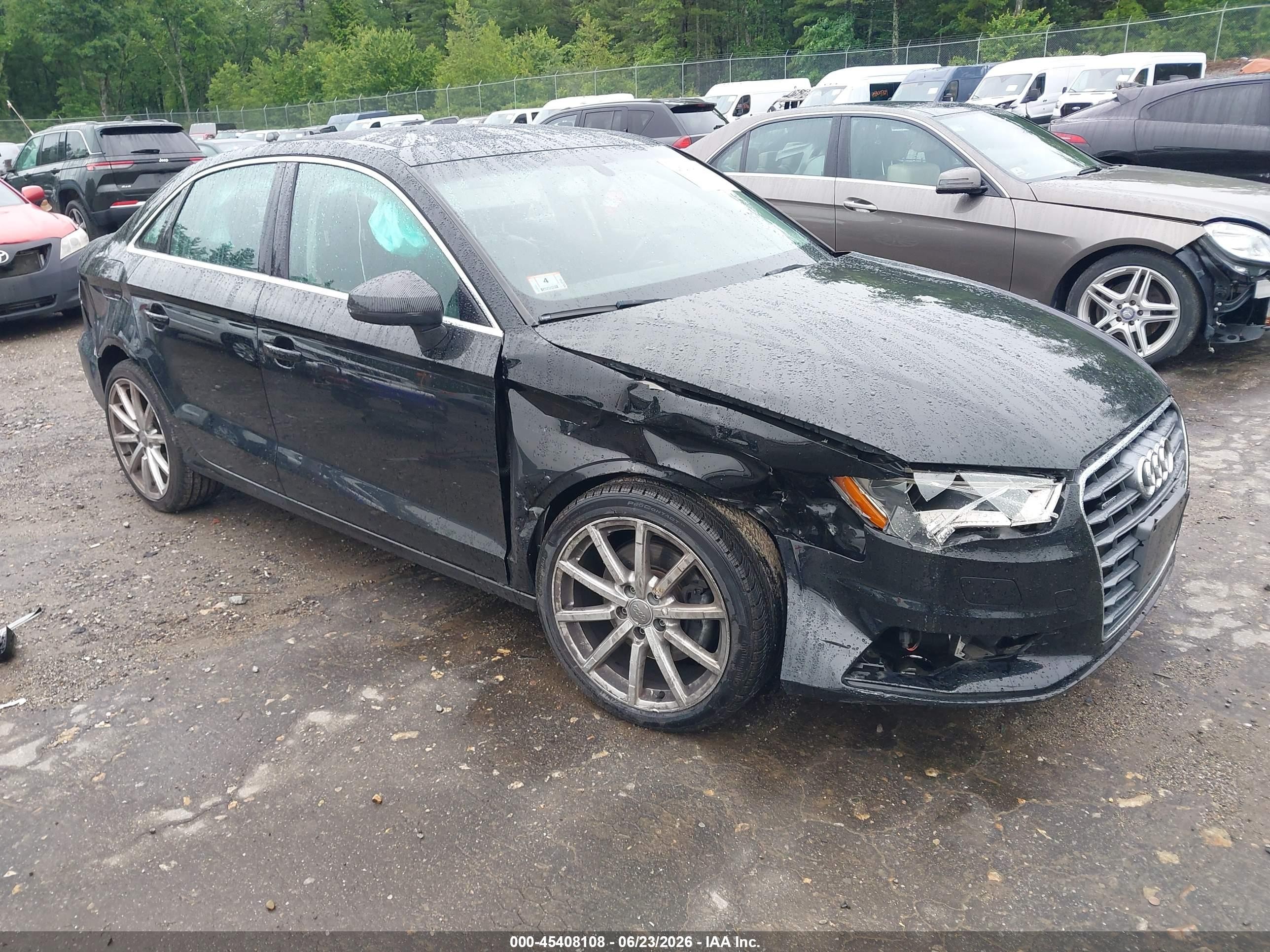 2015 Audi A3 2.0t Premium Black vin: WAUEFGFF4F1135538