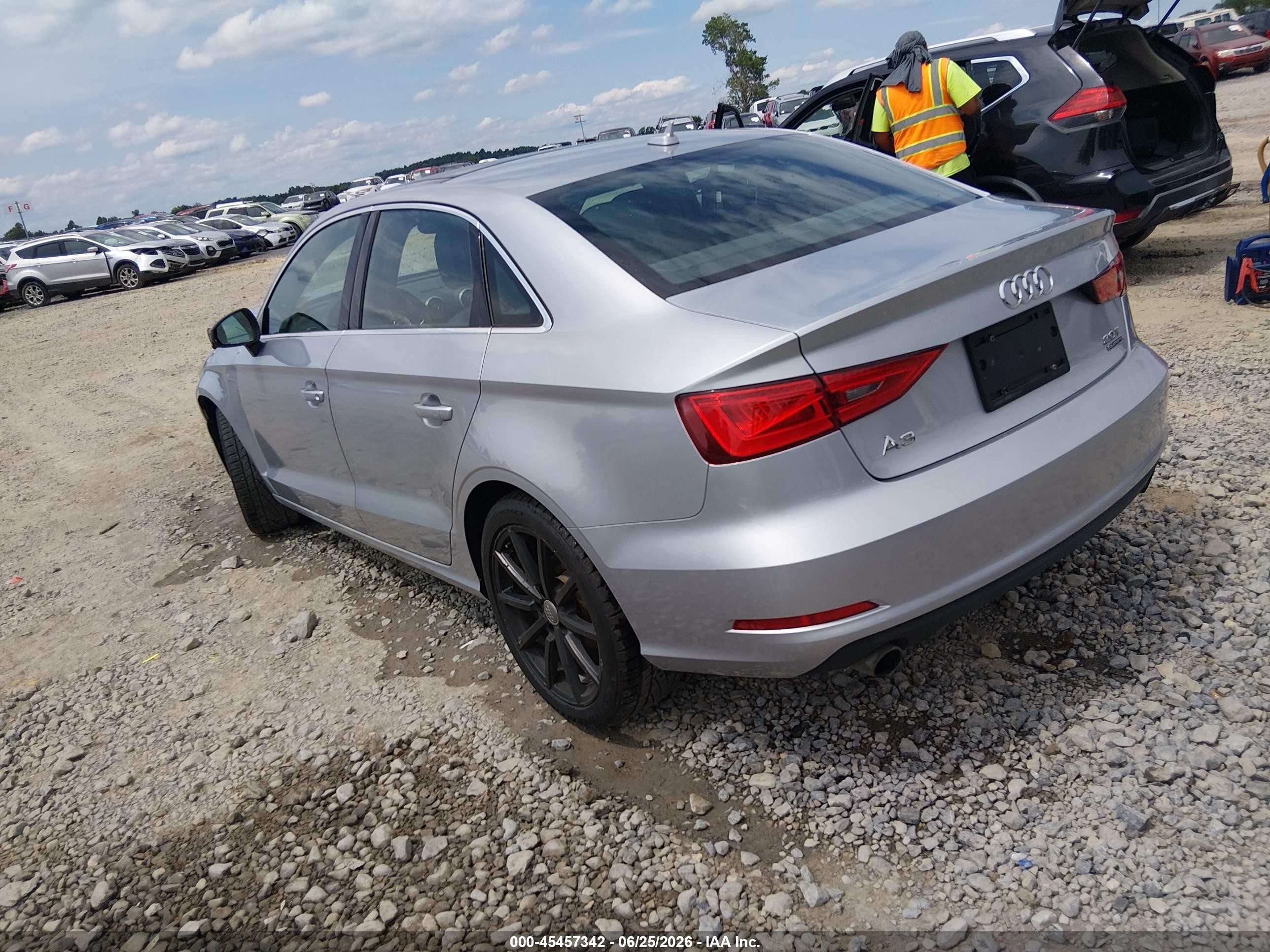 2015 Audi A3 2.0t Premium Silver vin: WAUEFGFF5F1076449