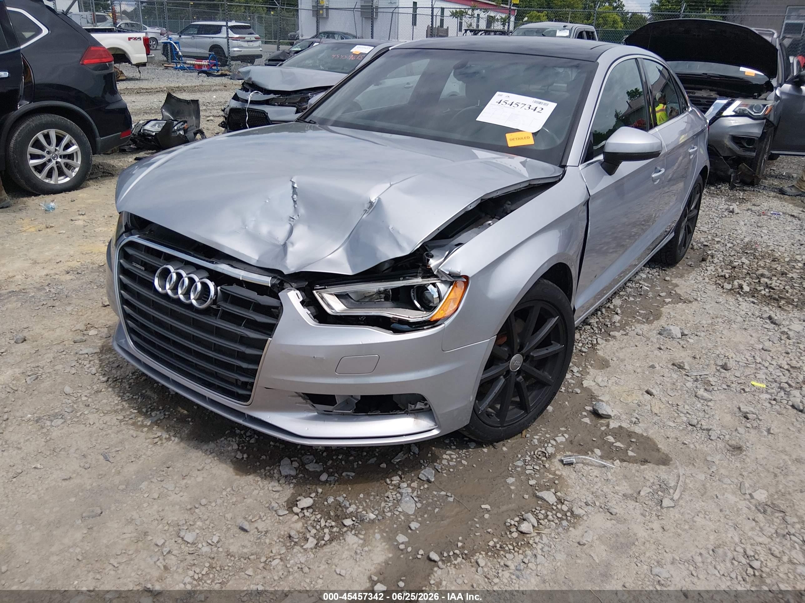 2015 Audi A3 2.0t Premium Silver vin: WAUEFGFF5F1076449