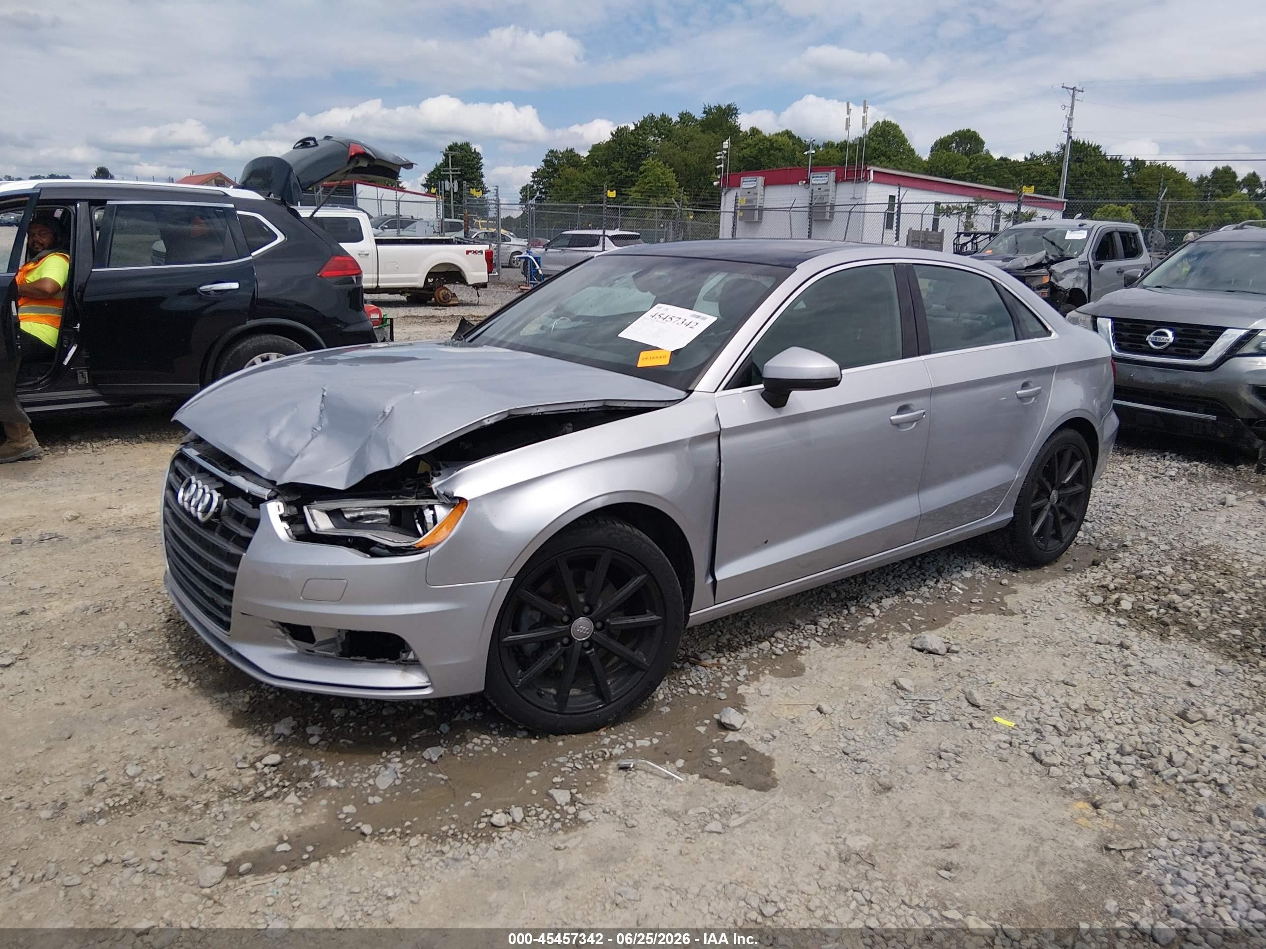 2015 Audi A3 2.0t Premium Silver vin: WAUEFGFF5F1076449