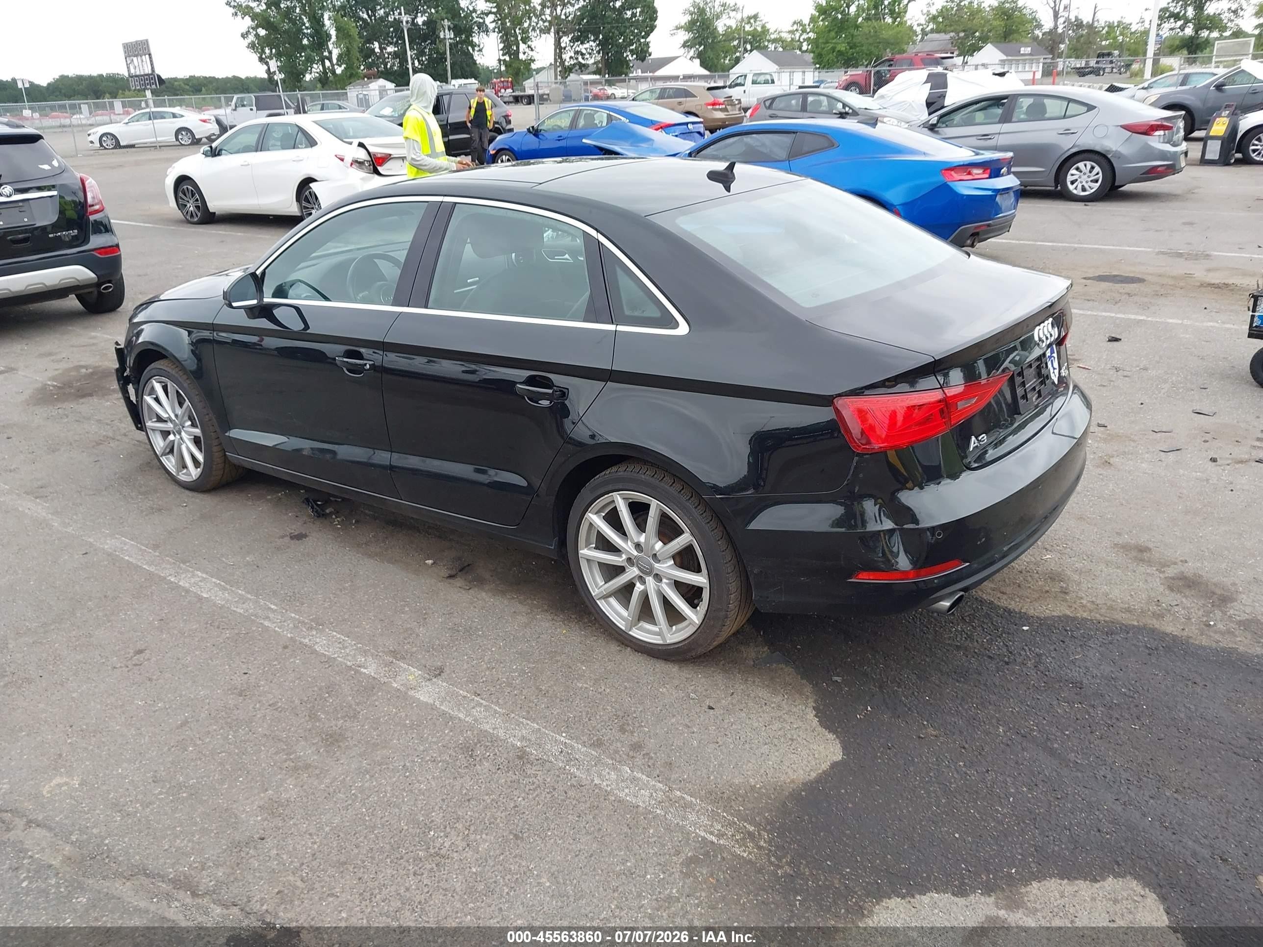 2015 Audi A3 2.0t Premium Black vin: WAUEFGFF6F1064259