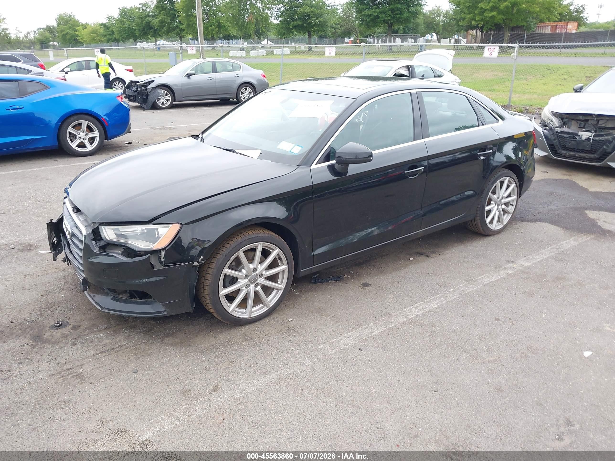 2015 Audi A3 2.0t Premium Black vin: WAUEFGFF6F1064259