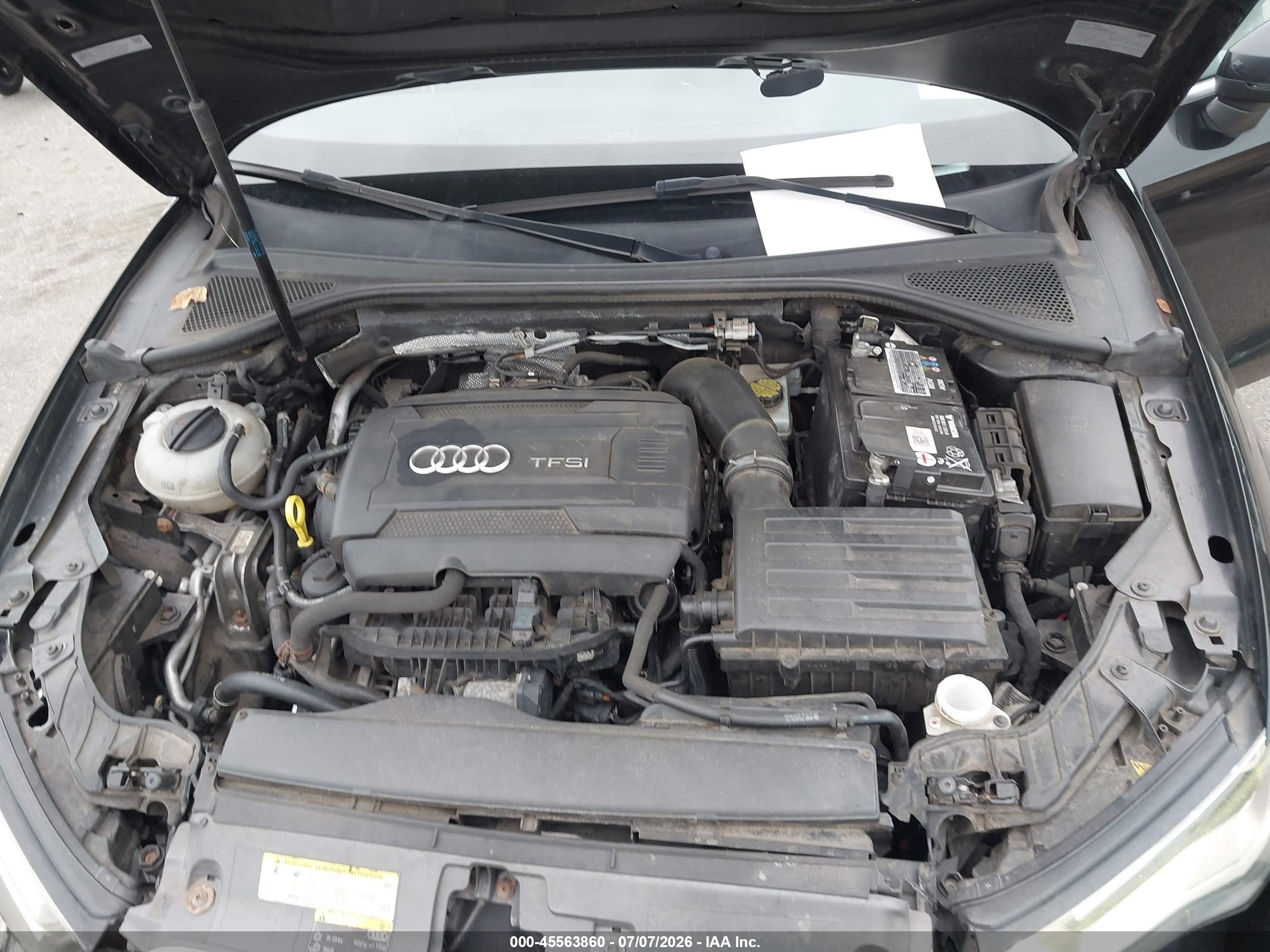 2015 Audi A3 2.0t Premium Black vin: WAUEFGFF6F1064259