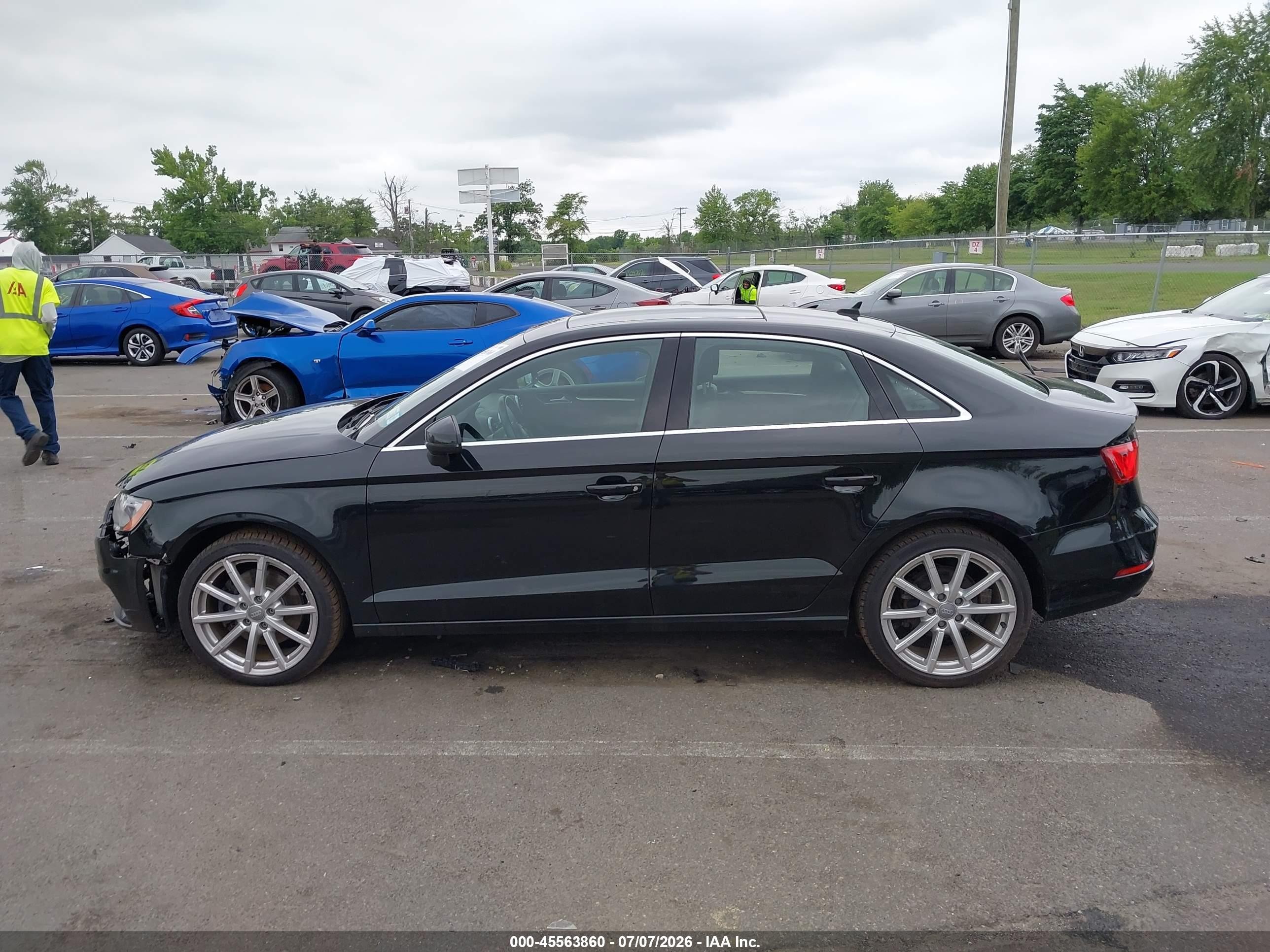 2015 Audi A3 2.0t Premium Black vin: WAUEFGFF6F1064259