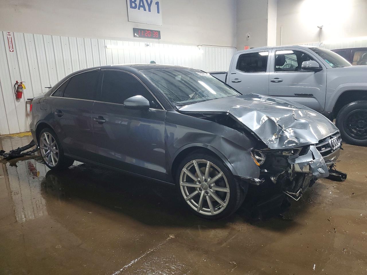 2015 Audi A3 Premium Plus Gray vin: WAUEFGFF7F1009870