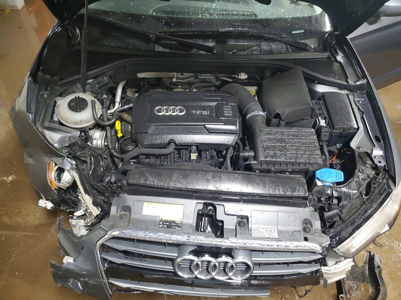 2015 Audi A3 Premium Plus Gray vin: WAUEFGFF7F1009870
