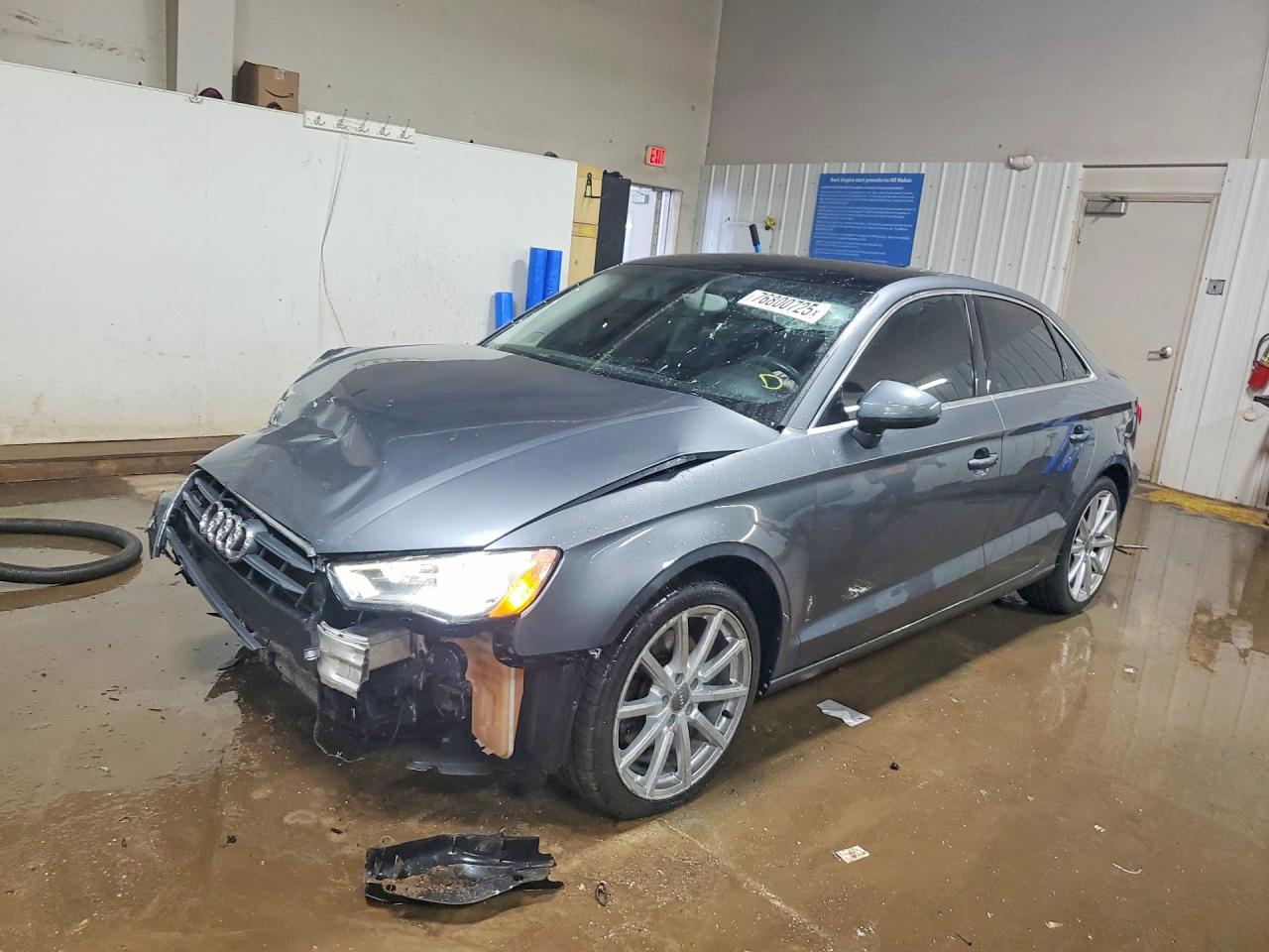 2015 Audi A3 Premium Plus Gray vin: WAUEFGFF7F1009870