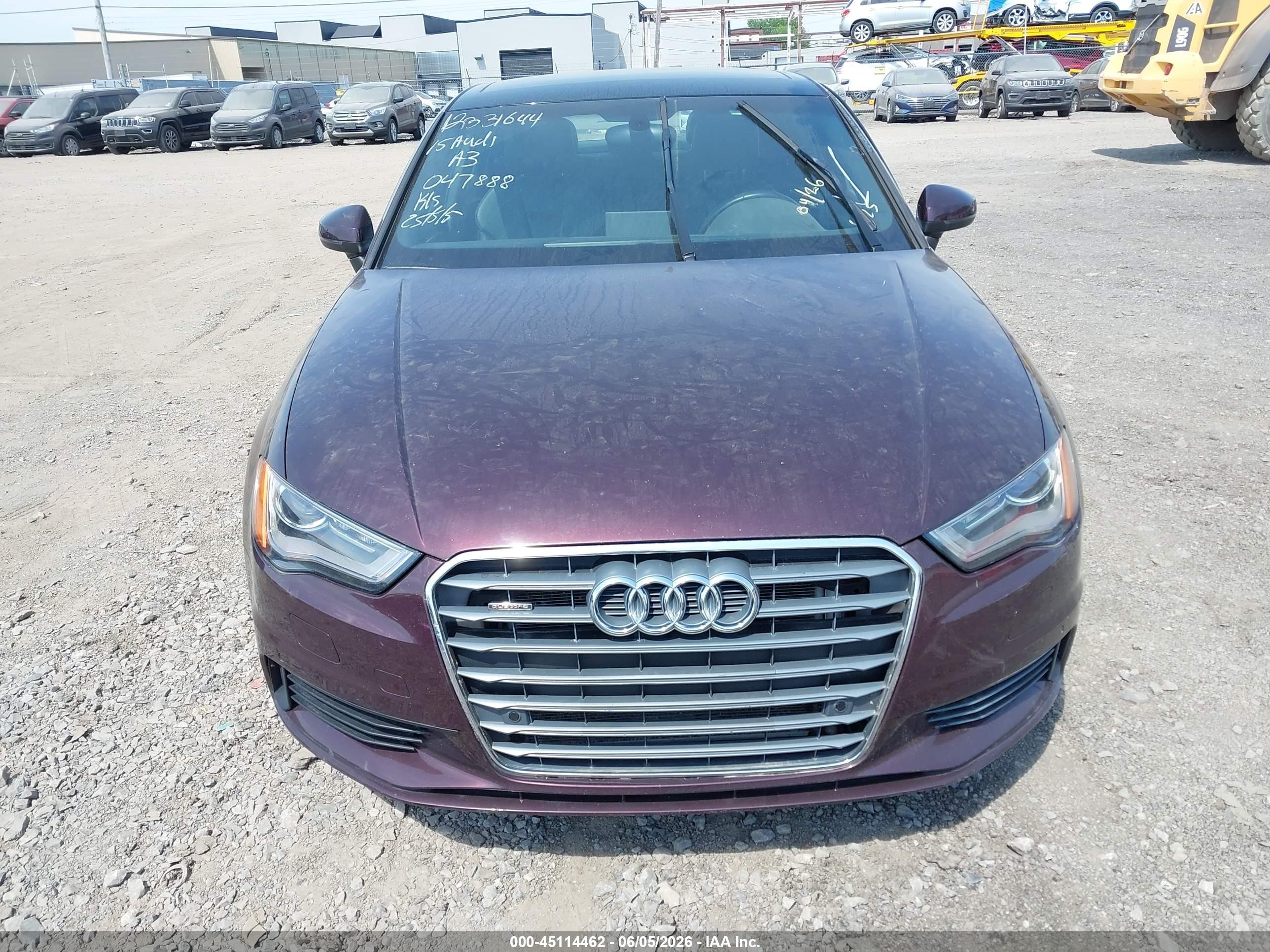 2015 Audi A3 2.0t Premium Purple vin: WAUEFGFF7F1047888
