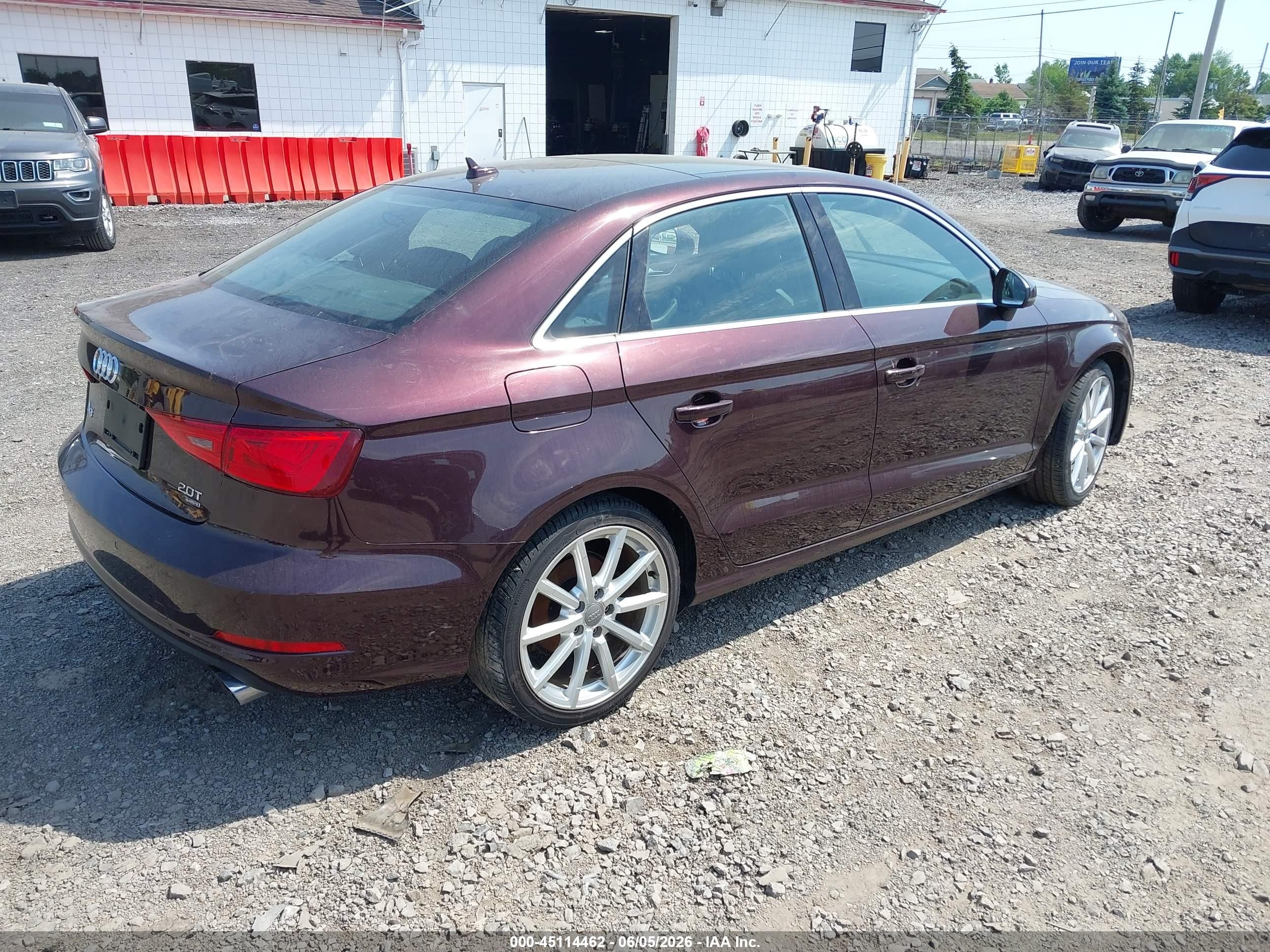 2015 Audi A3 2.0t Premium Purple vin: WAUEFGFF7F1047888