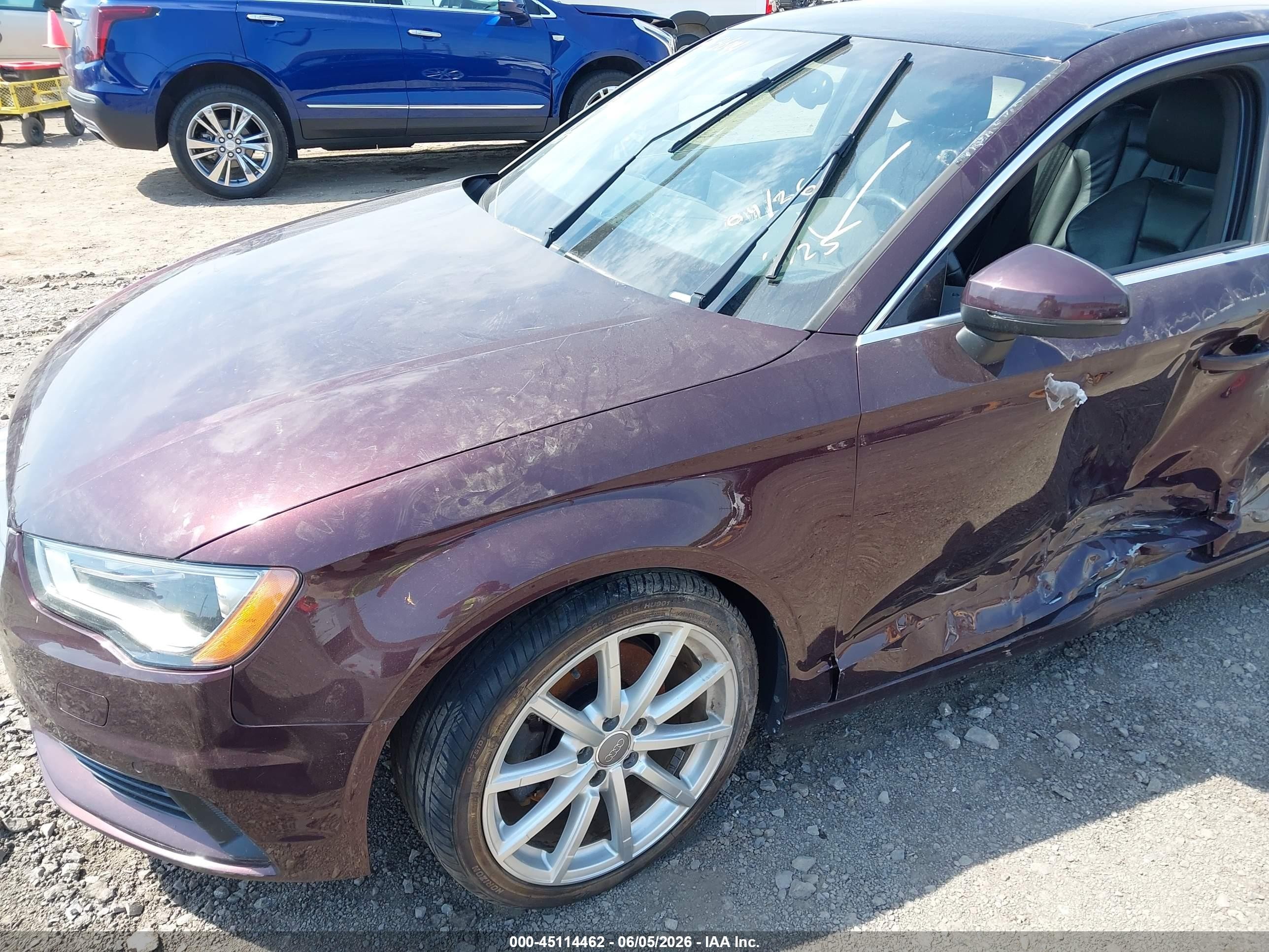2015 Audi A3 2.0t Premium Purple vin: WAUEFGFF7F1047888