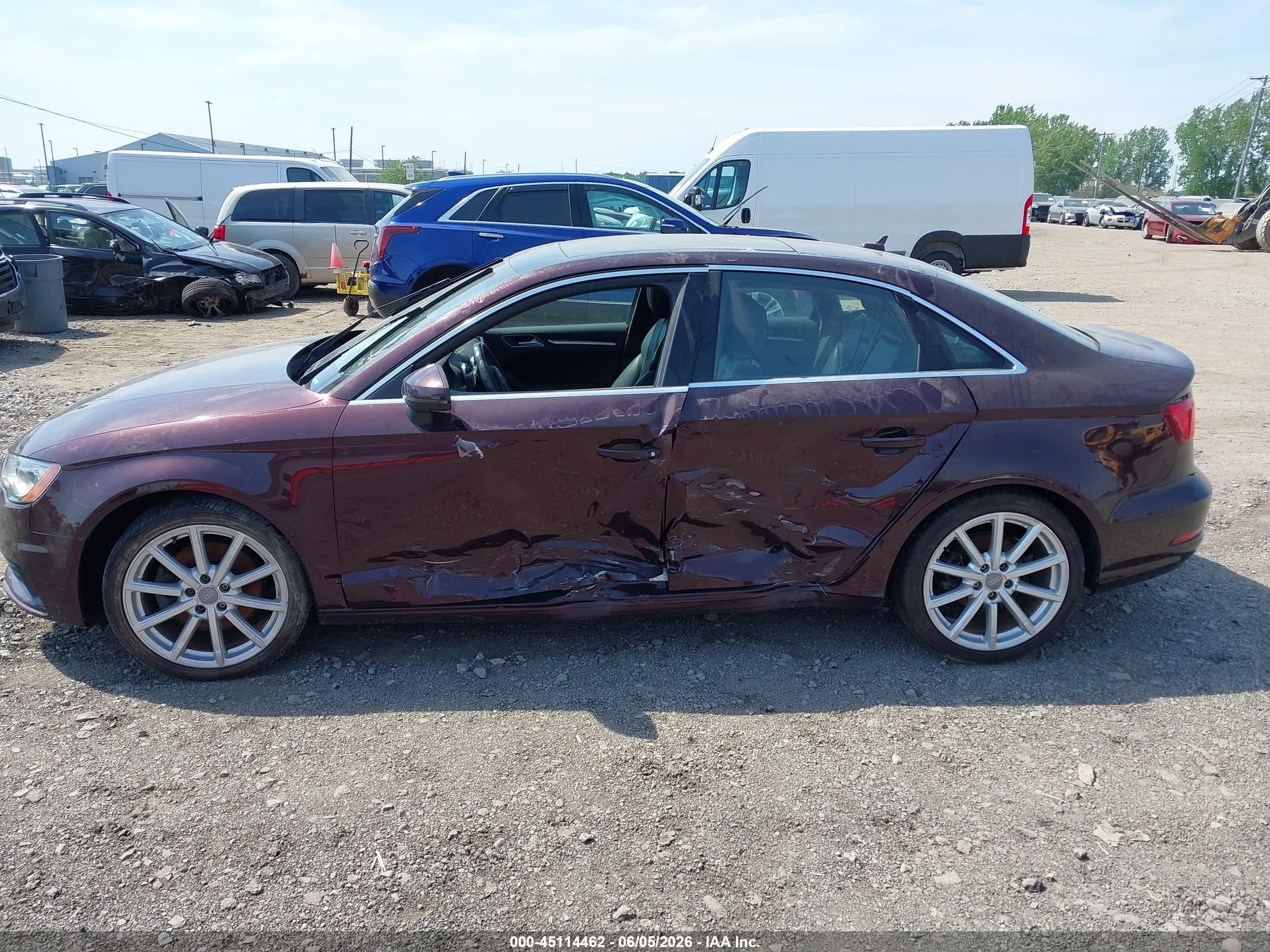 2015 Audi A3 2.0t Premium Purple vin: WAUEFGFF7F1047888