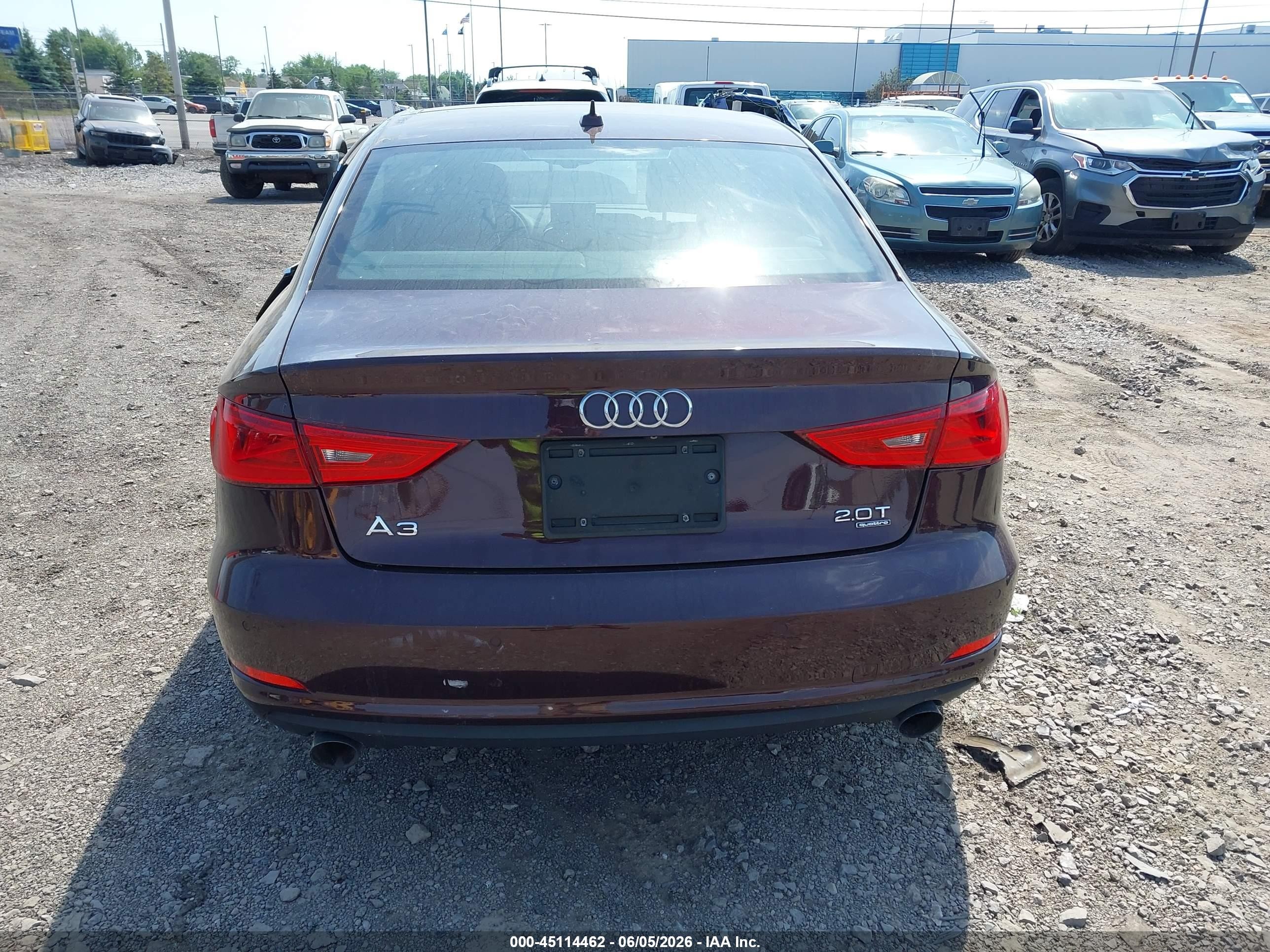 2015 Audi A3 2.0t Premium Purple vin: WAUEFGFF7F1047888